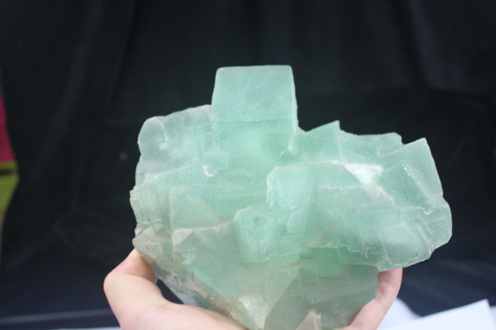 4lbs Big Museum Quality Green Fluorite Mineral Specimen