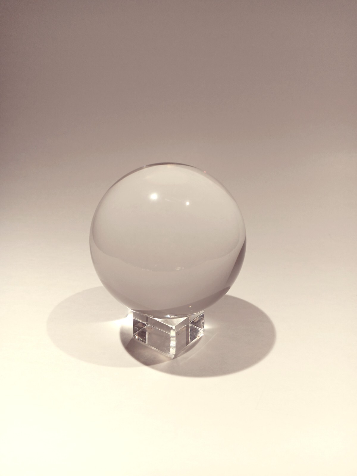 K9 Clear Crystal Sphere Ball 50-200mm with Crystal Stand Meditation Healing