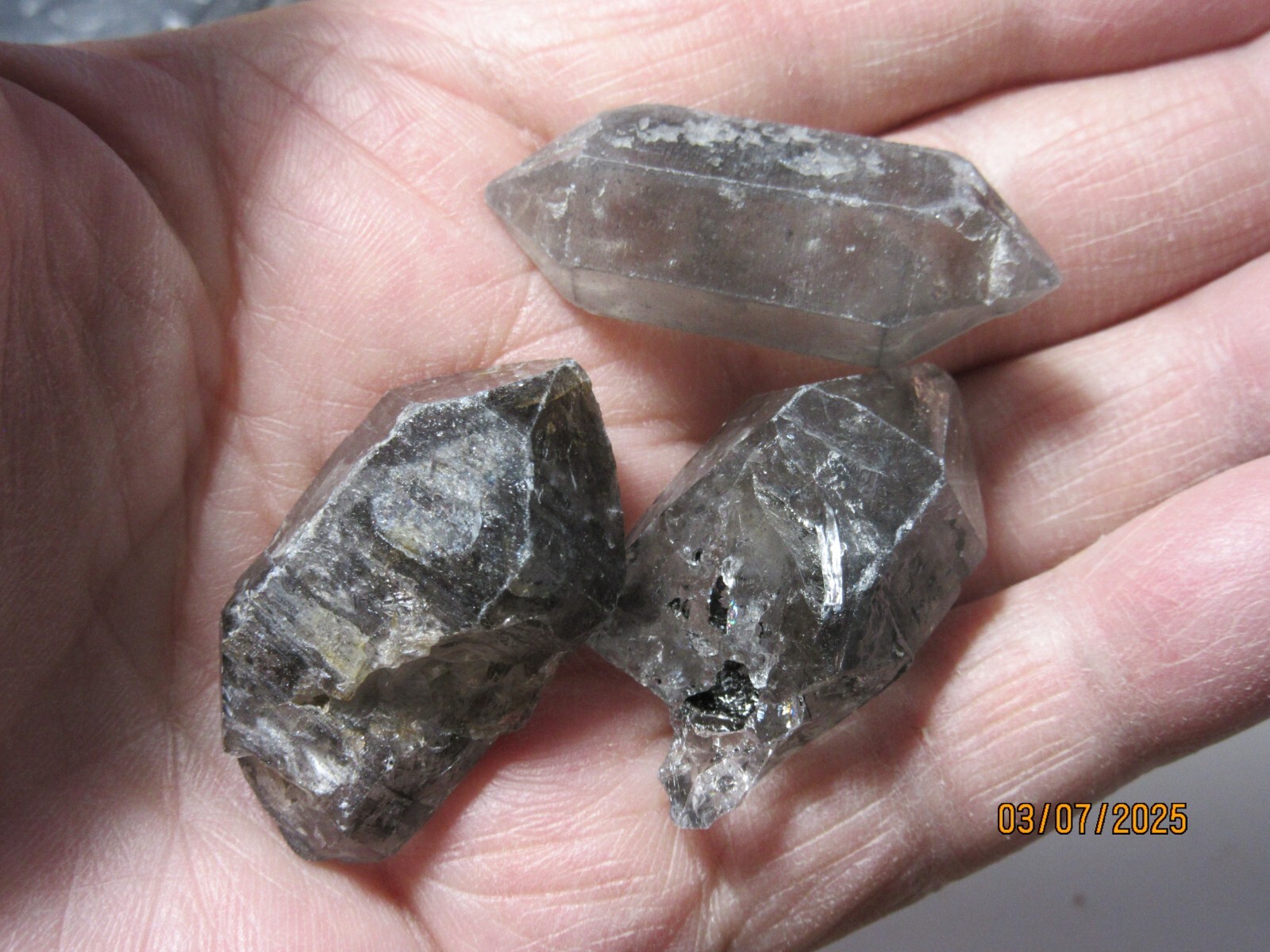 3 Carbon Quartz Tibetan Points 1 5/8″ Collectibles CQTPC-3
