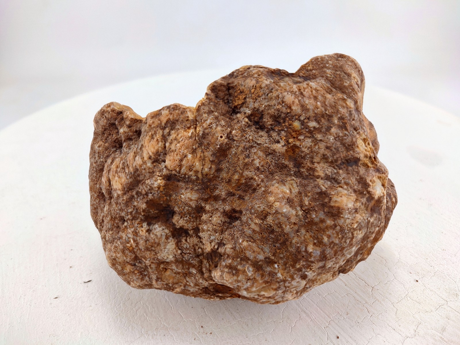 4.25″ Kentucky Geode Golden Yellow Orange Botryoidal Druzy Crystal Interior