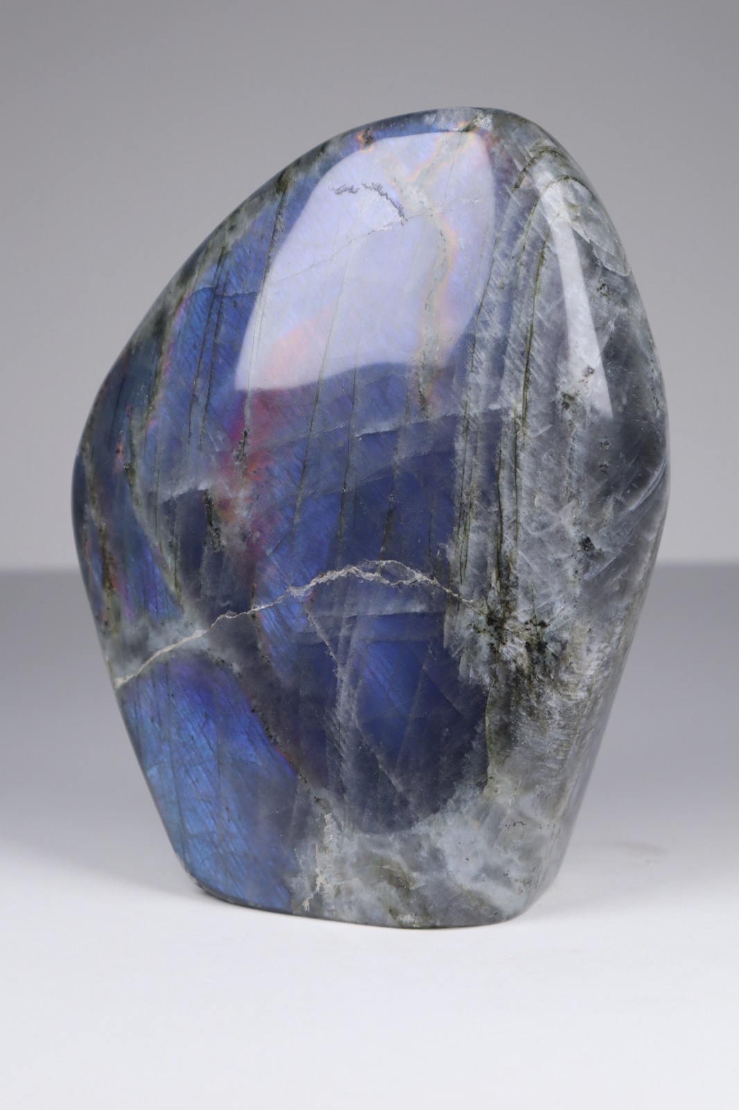 HUGE LABRADORITE Freeform 4lb Rainbow Flash Crystal Blue Gold Display Specimen