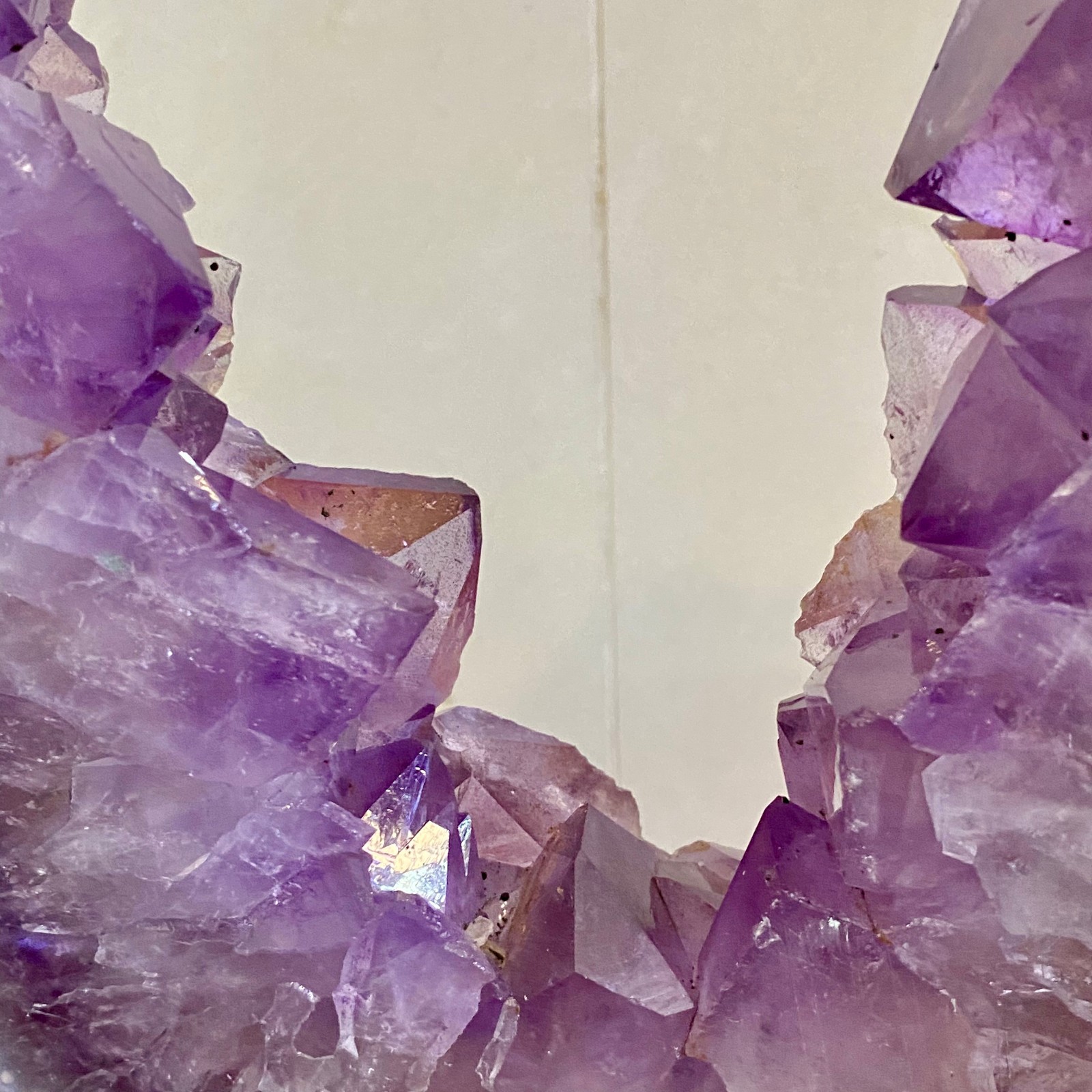 9.36LB Natural amethyst cave flake quartz crystal mineral specimen