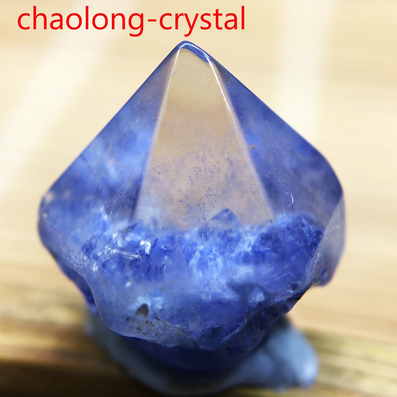 3.3Ct Very Rare NATURAL Beautiful Blue Dumortierite Quartz Crystal Specimen