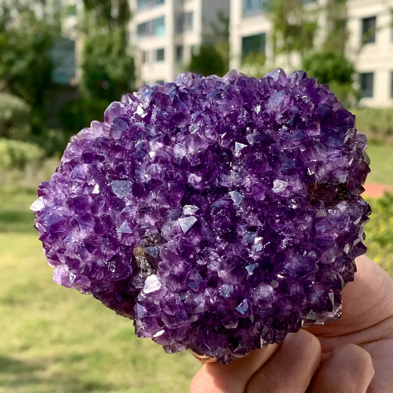 80-100g Raw Amethyst Crystal Quartz Cluster Specimens Healing Reiki Ornaments