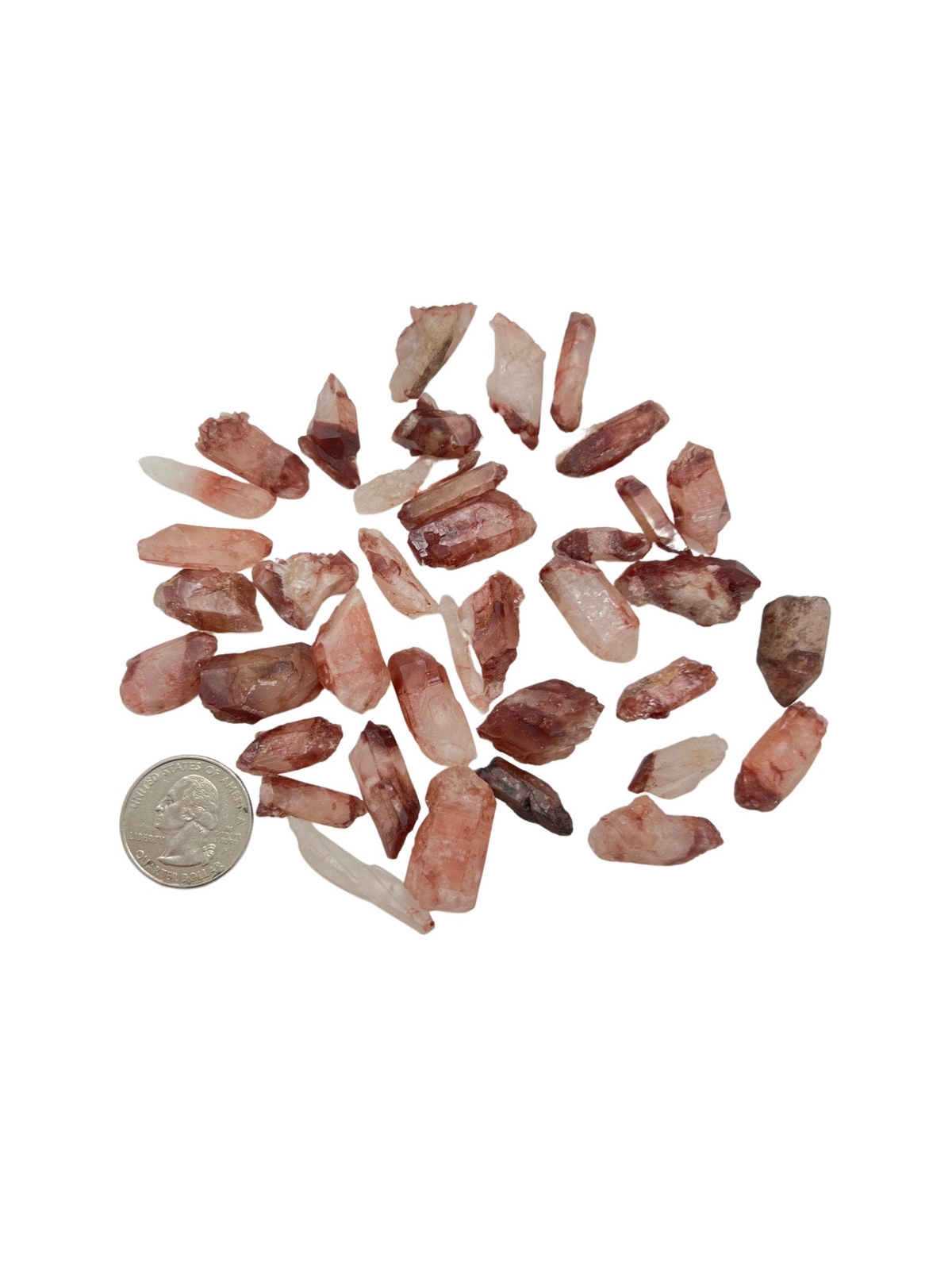 Raw Lithium Quartz Crystal, Natural Lithium Quartz from Minas Gerais, Brazil
