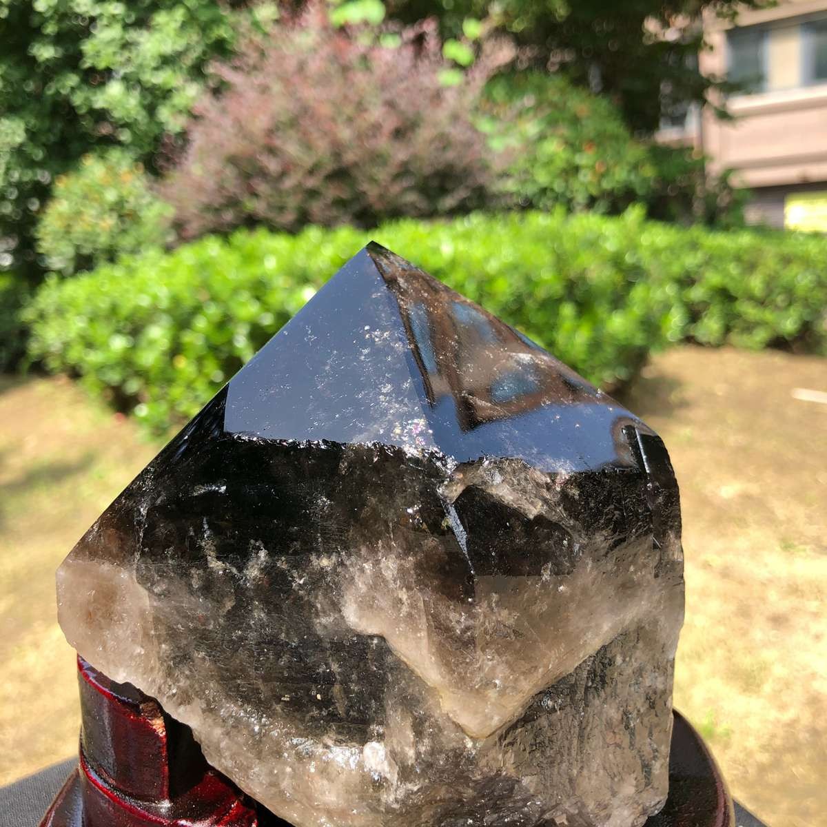 5.25LB Natural Black Crystal Quartz Mineral Specimen Healing Reiki 1816