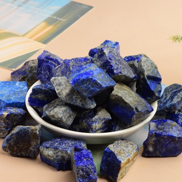 Natural Lapis Lazuli Raw Stone Crystal Mineral Specimen Healing Energy Gifts