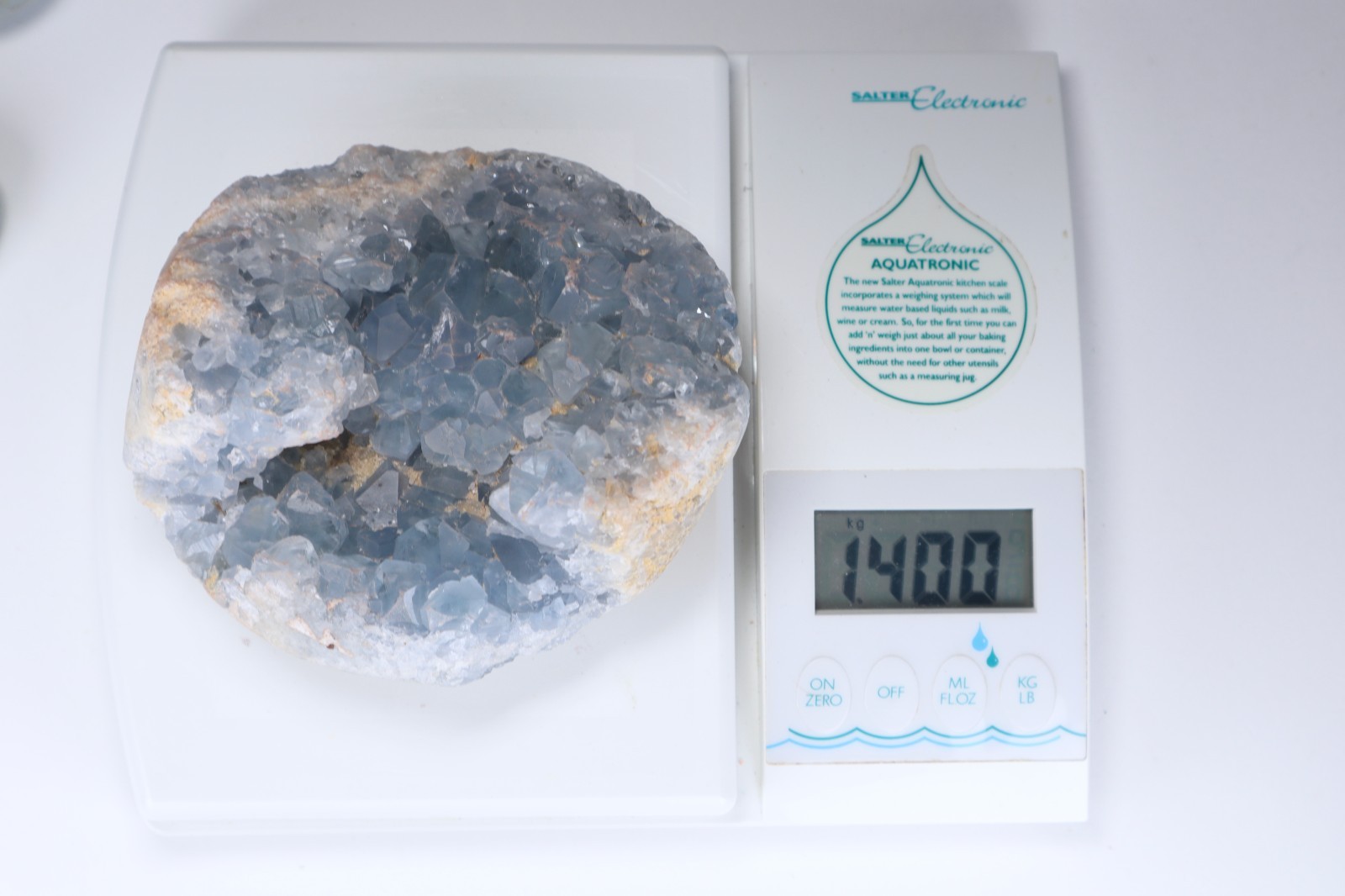 Large BLUE CRYSTAL LOT Celestite Angelite Caribbean Calcite Tower Amazonite