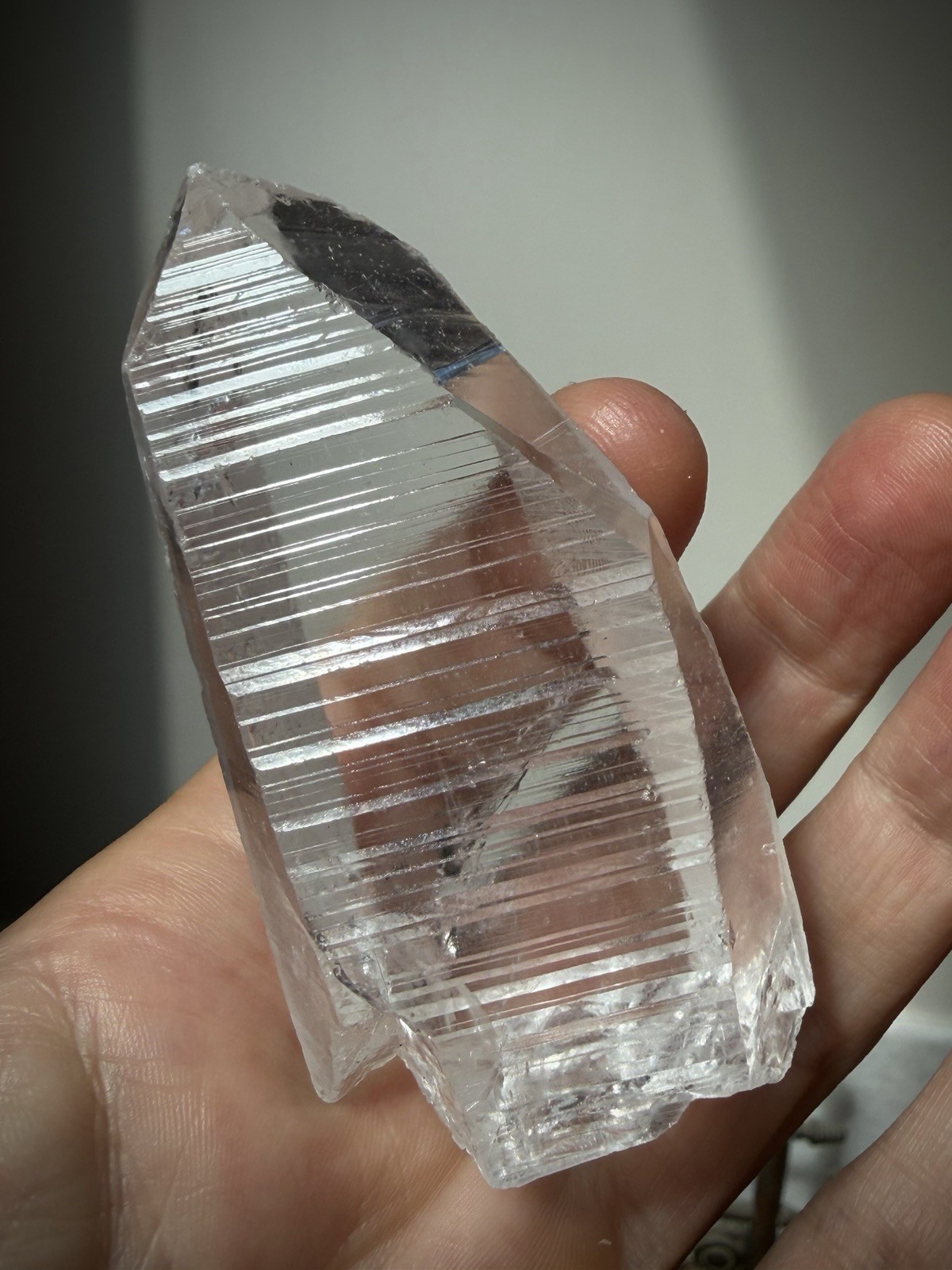 Lemurian Quartz Crystal Optical Quartz Self Healed Quartz Brazil Crystal