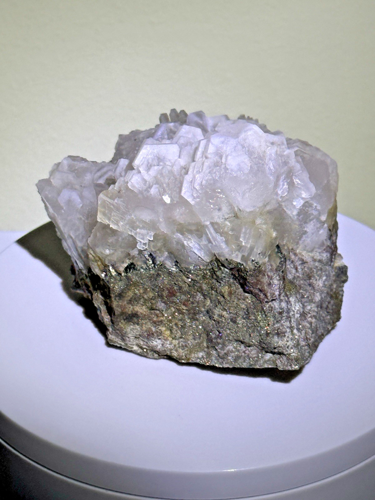 RADIANT Sandwich Calcite Fluorescent Mineral Specimen – China