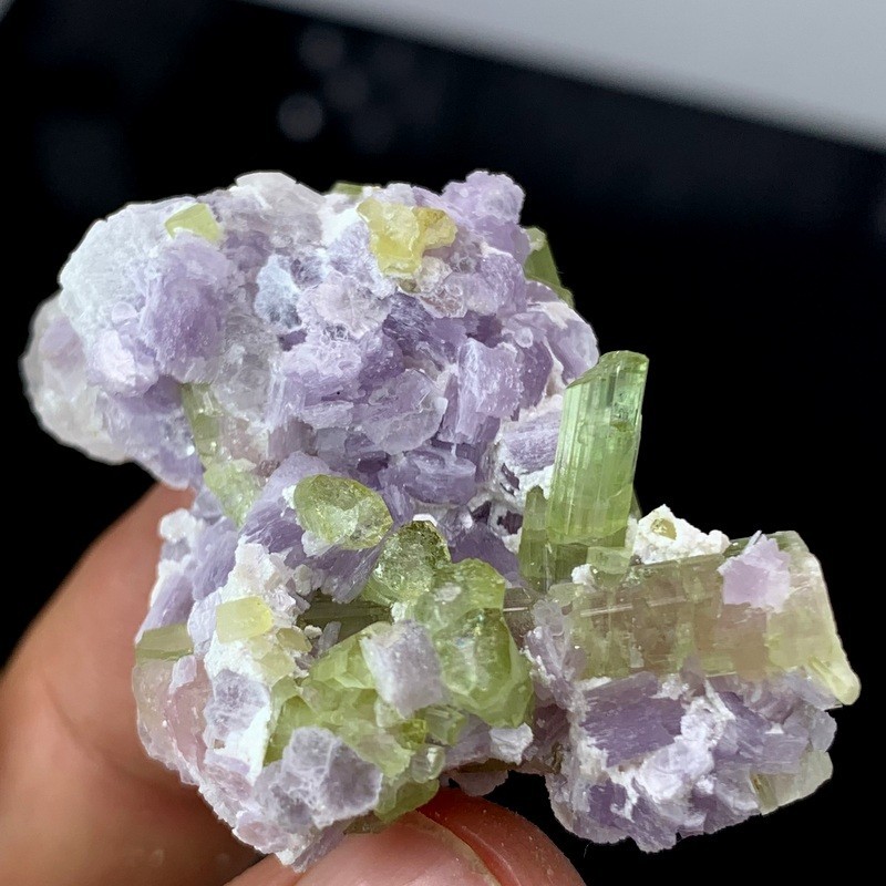 27 Grams Stunning Tourmaline on Lepidolite Matrix – Afghanistan