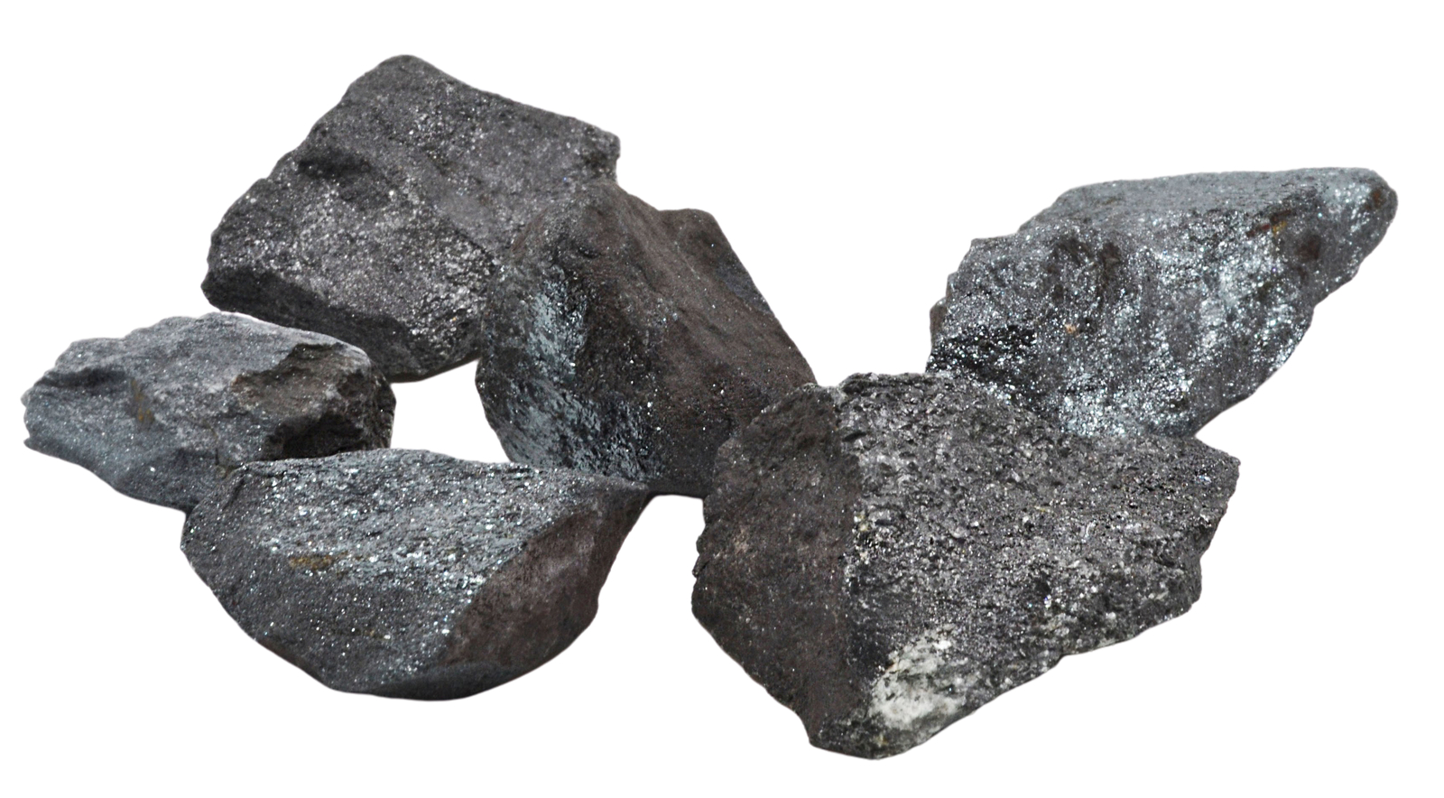6PK Raw Magnetite Specimens, 1″ – Geologist Selected Samples – Eisco Labs