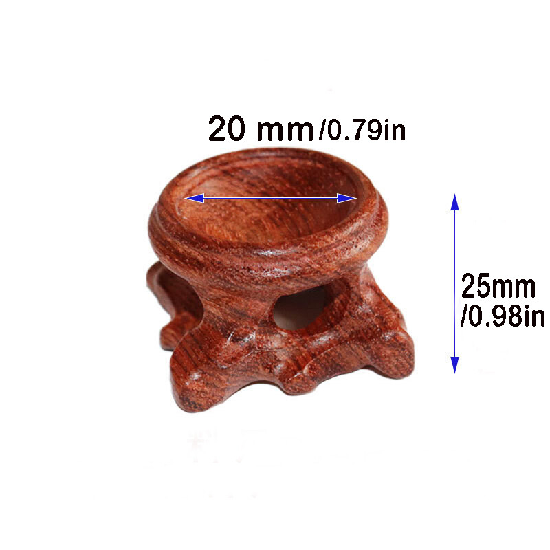 10pcs Wood Display Stand For 20-60MM Crystal Ball Sphere Globe Stone Holder Egg