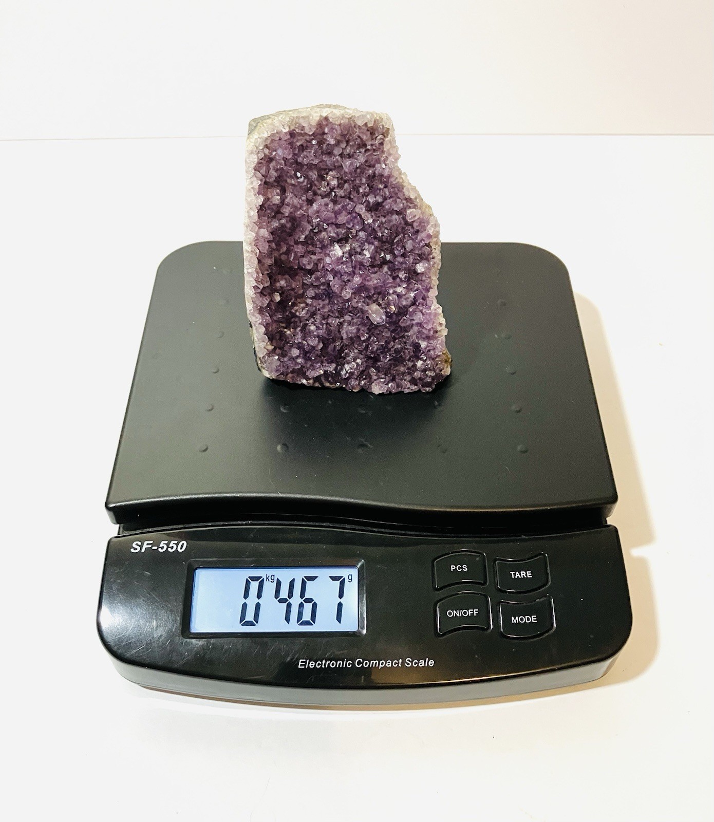 Lot Of 2 Brazilian Natural Purple Amethyst Cluster Specimens 799 grams