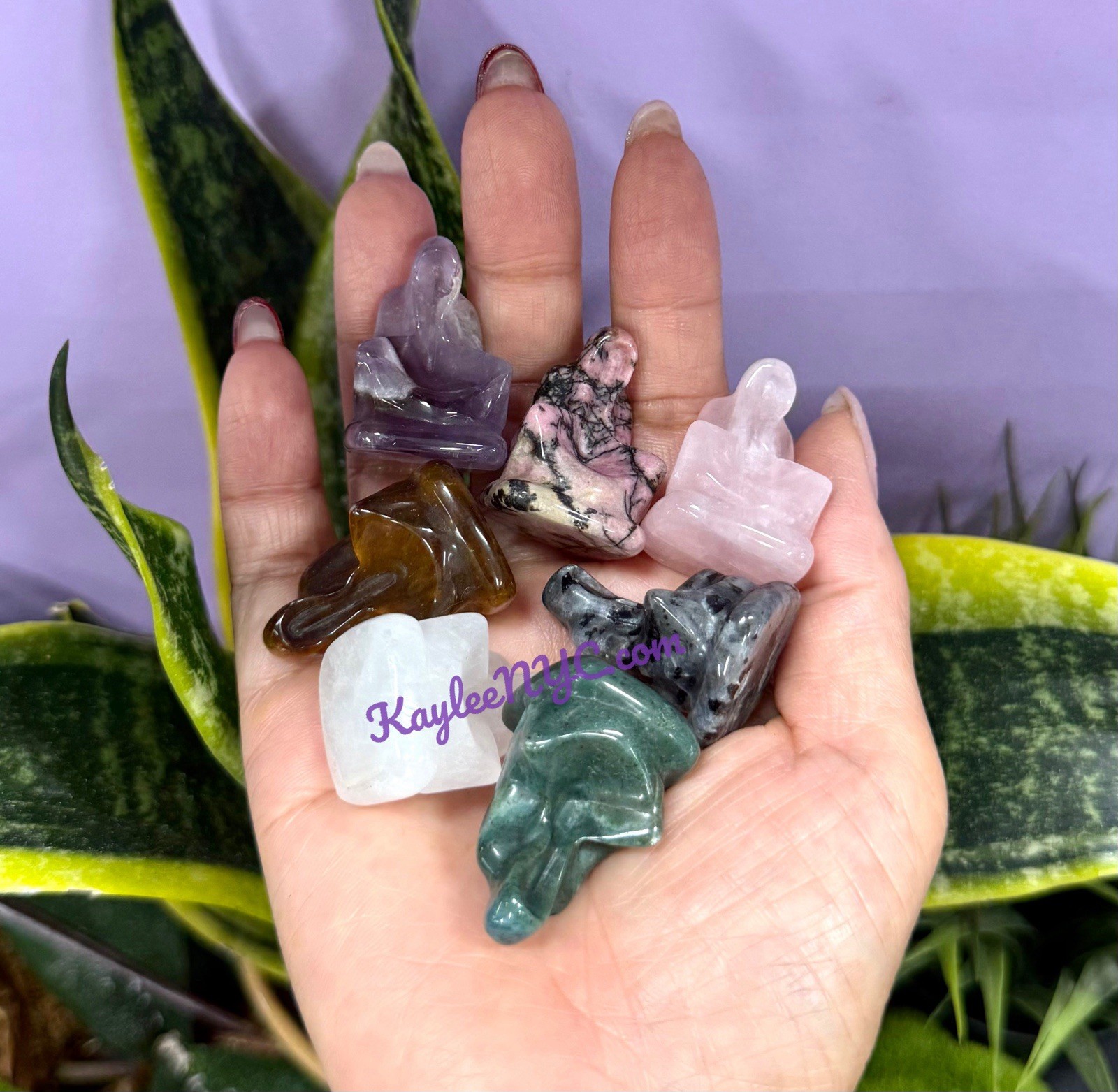 Wholesale Lot 12 PCs 1.3” Natural Mix Crystal Grim Reaper Healing Energy