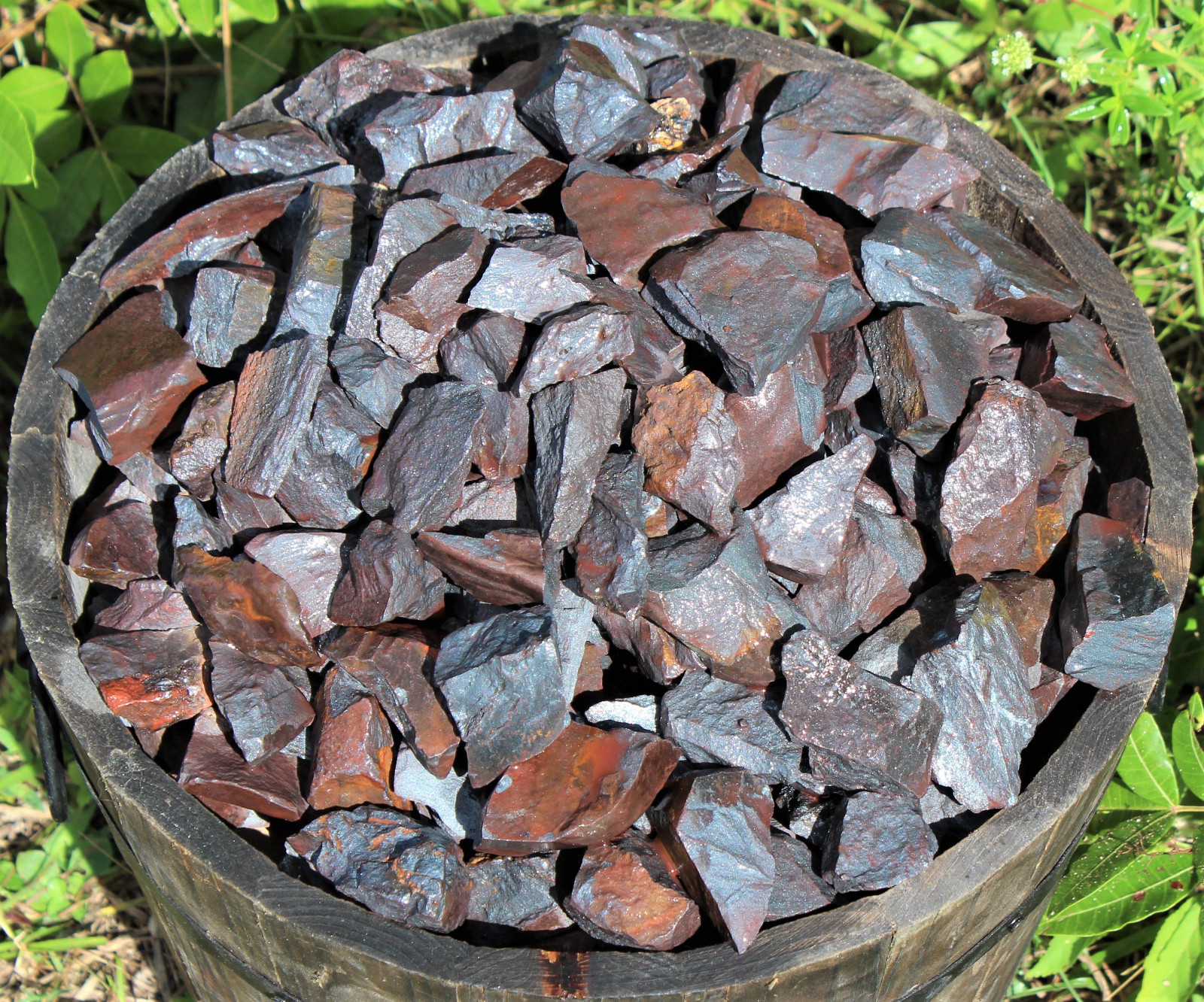 HUGE Bulk 5 lb Lot of Natural Rough Hematite (Raw Rocks Cabbing Crystals)