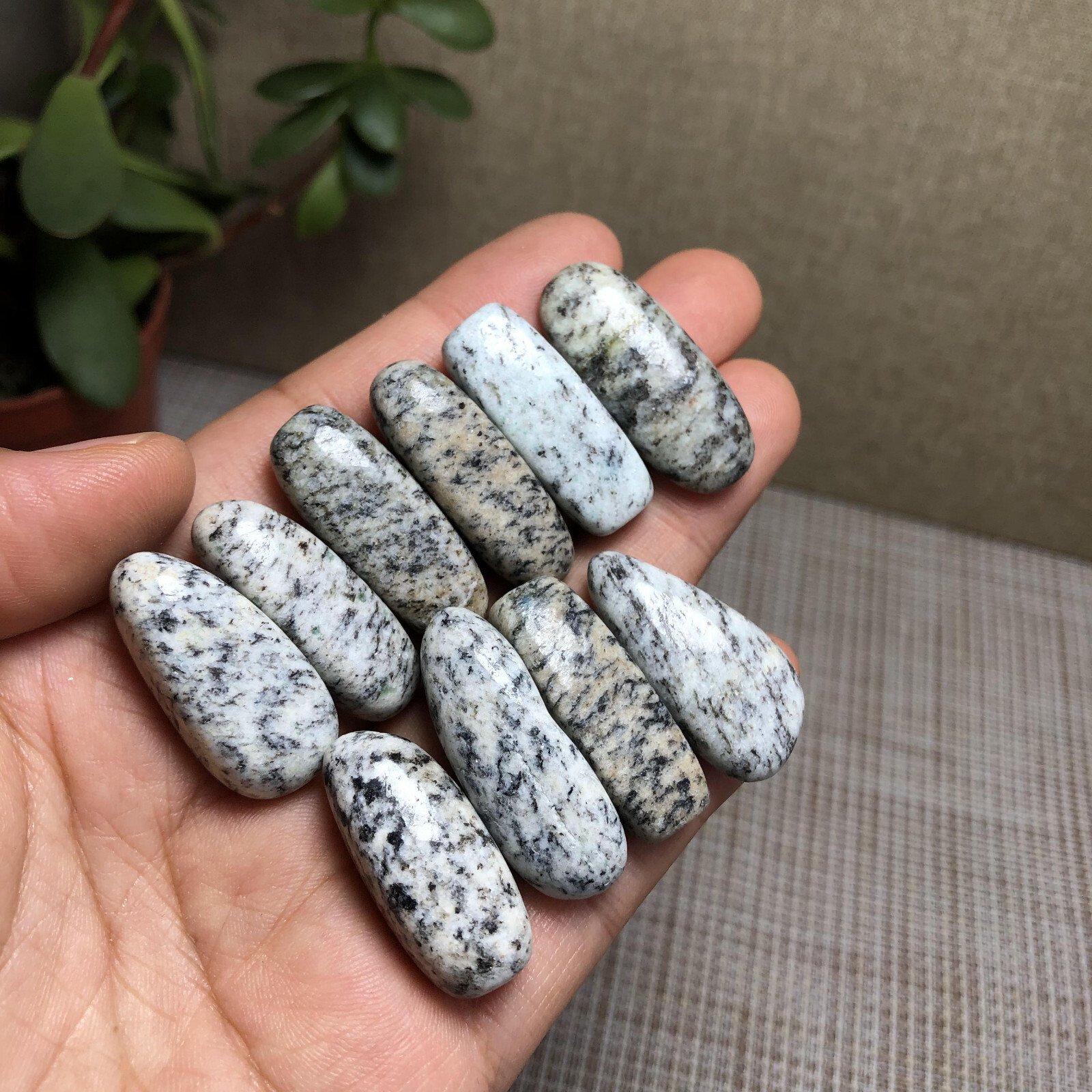 10Pcs NATURAL k2 gemstone crystal Polish specimens Tumbled 66g A3022