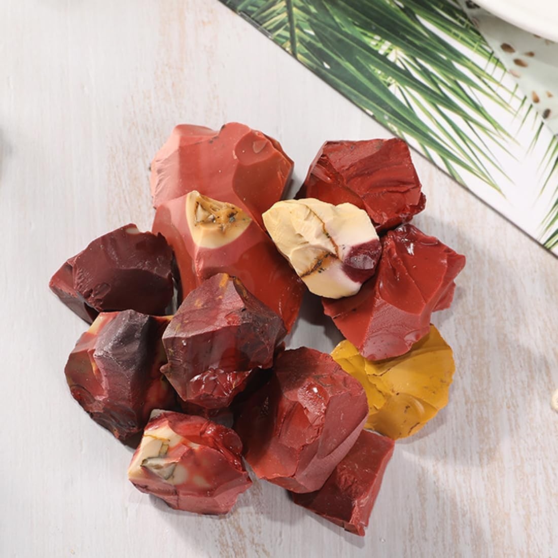 Mookaite Raw Crystals, Large 1.25-2.0″ Healing Crystals Natural Rough Stones Cry