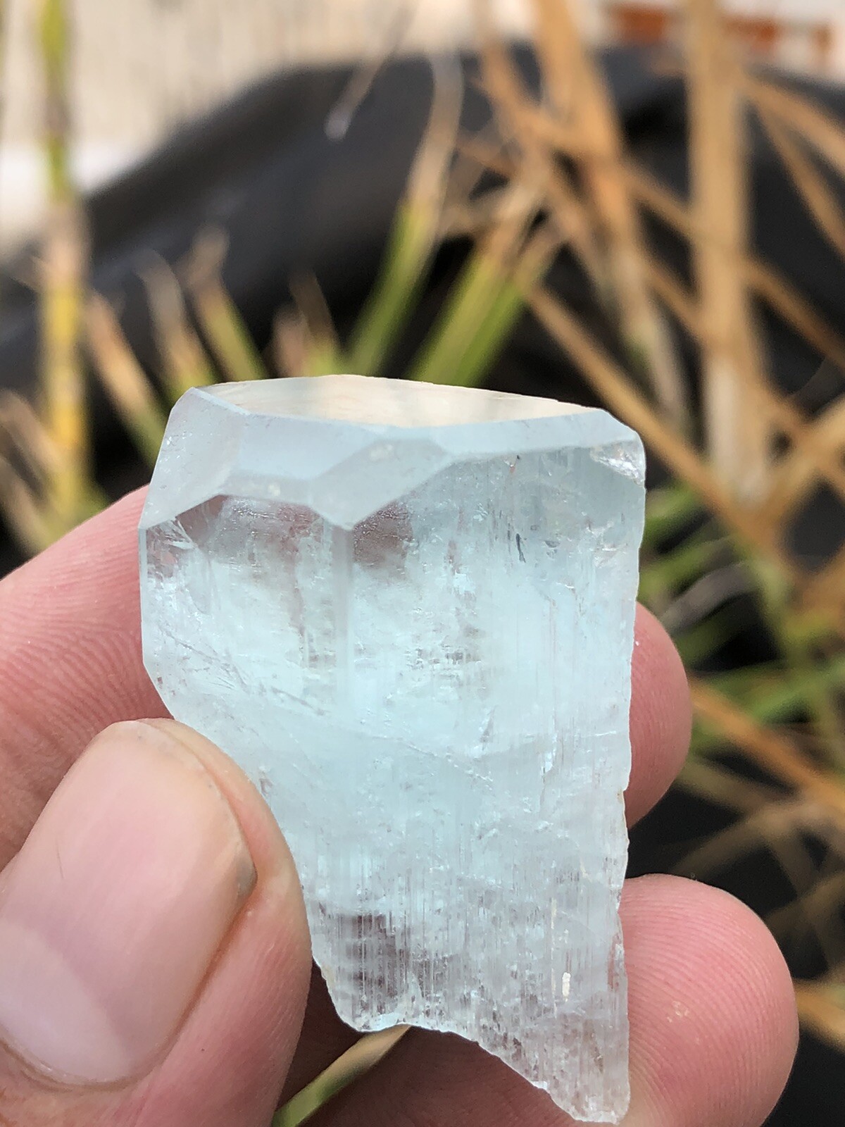69.8 Grm Top Class Aqumarine Crystal Natural From shigar Pakistan