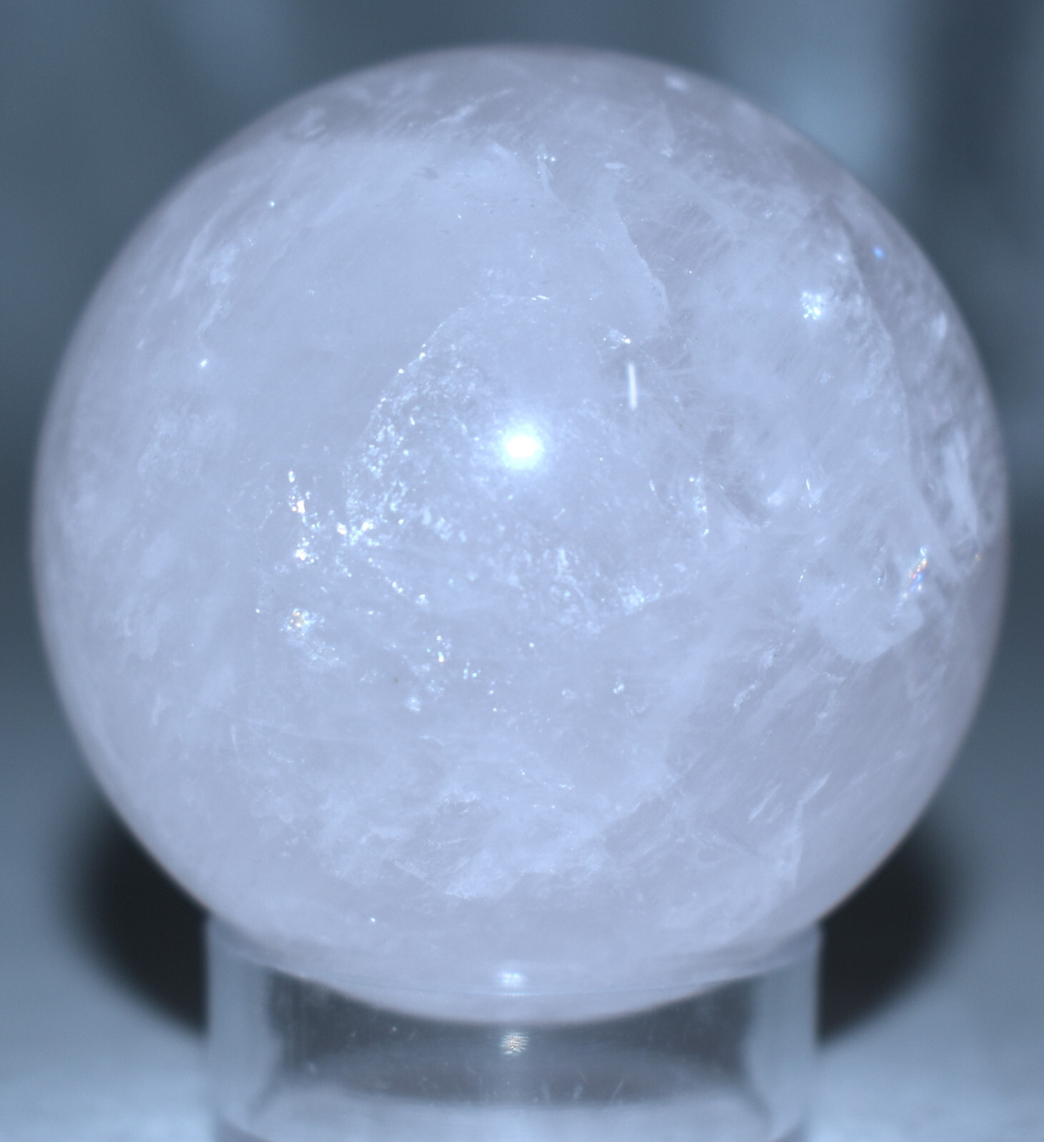 Beautiful Rose Quartz Sphere 1.98″/177 Grams