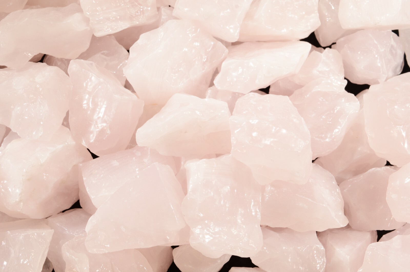 Pink Calcite 1 1/2″ Mangano Fluorescent Rock Mineral Specimen Healing Crystal