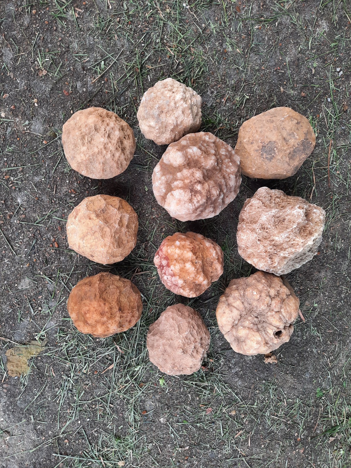 10 Lbs Bulk Lot Unopened Geodes/Nodules Natural Semi Solid-Break Your Own Geodes