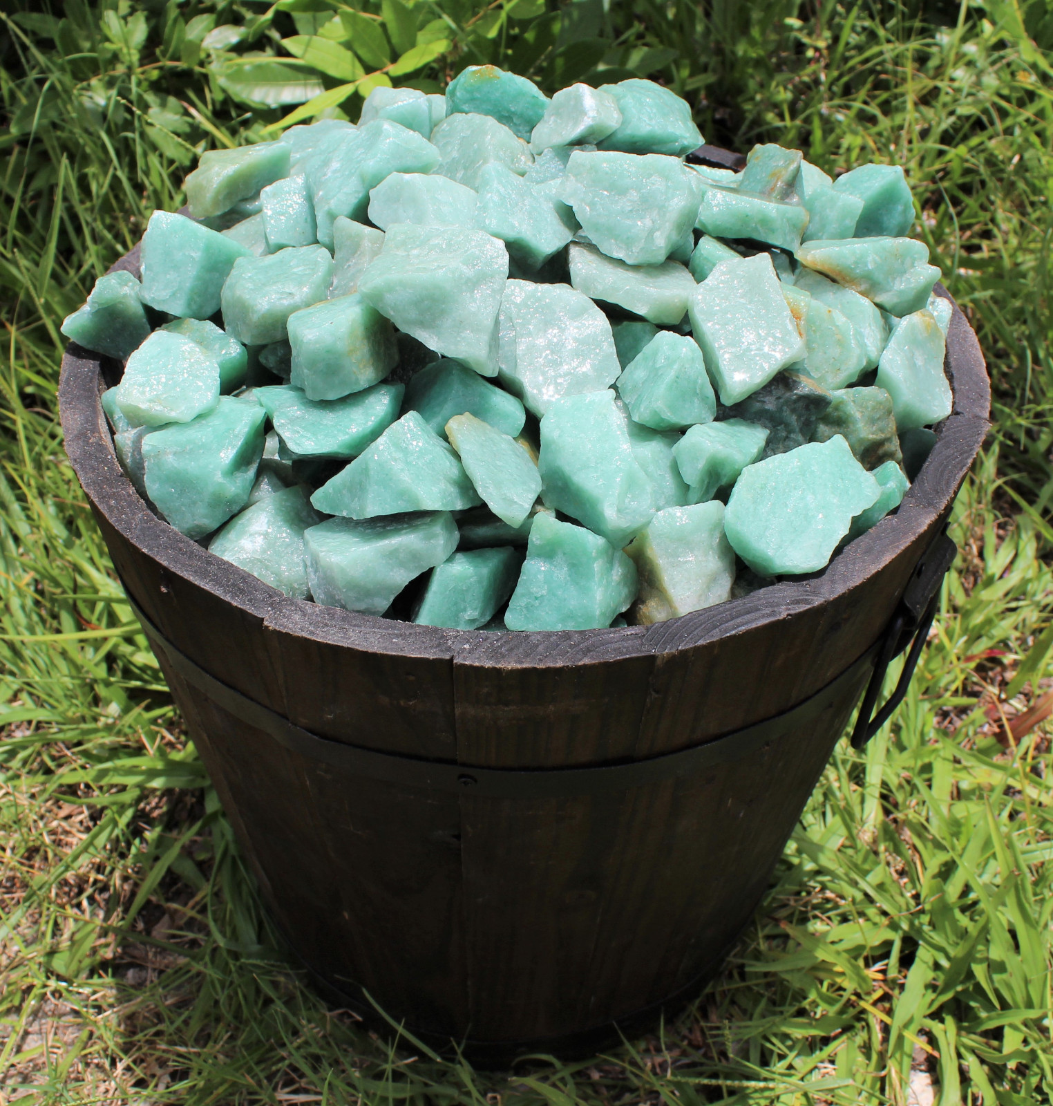 1/2 lb Bulk Lot Natural Rough Green Aventurine Gemstone Raw Specimen (8 oz)