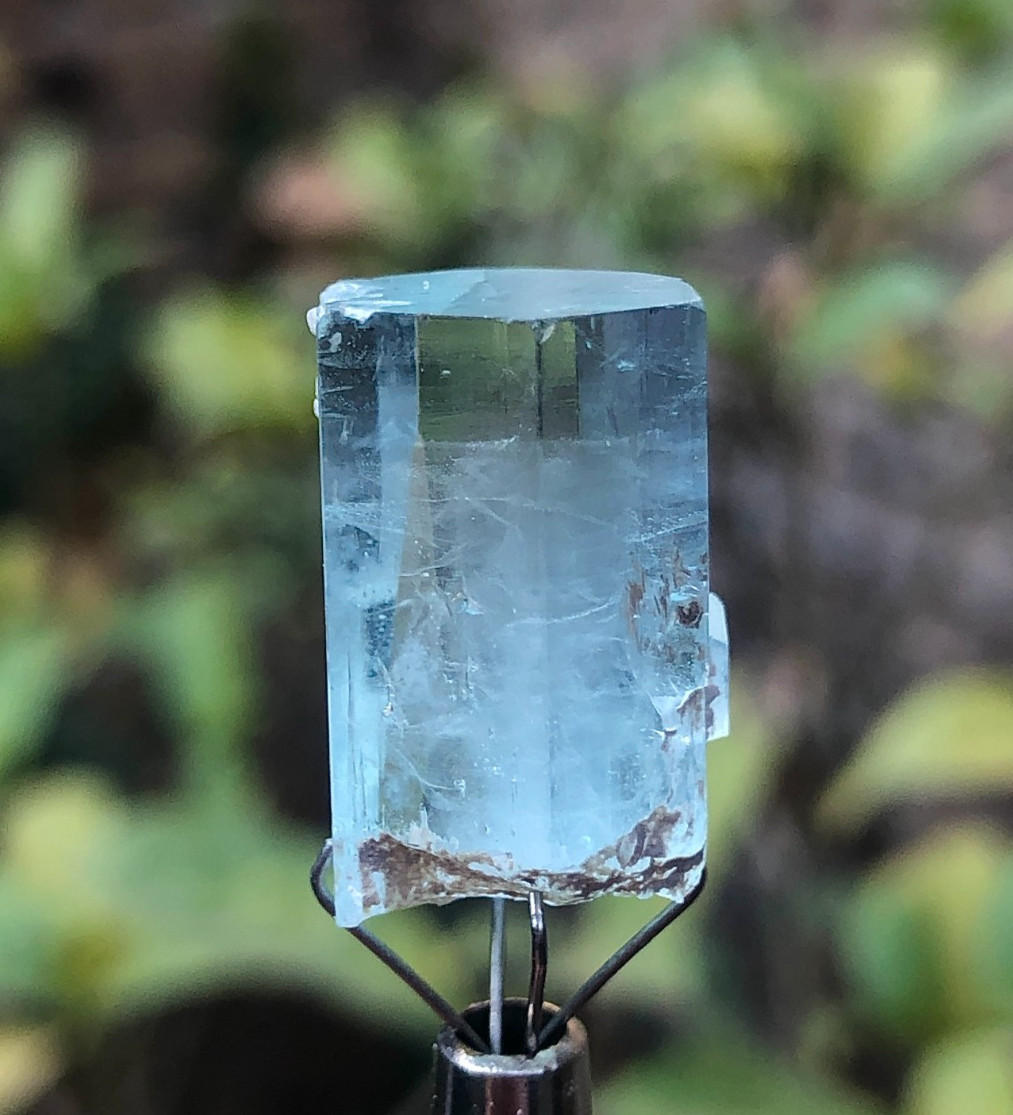 25 Carat Terminated Sky Blue Aquamarine Crystal From Pakistan