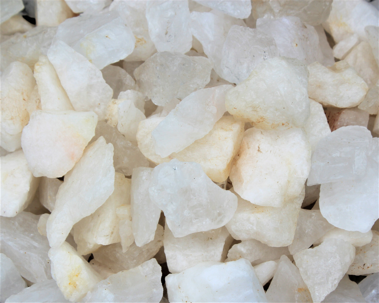 1/2 lb Bulk Lot Natural Rough Clear Quartz Crystals (Raw Gemstone Healing 8 oz)