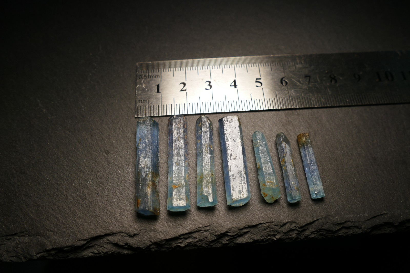 Well formed Natural Aquamarine Crystals 2.02