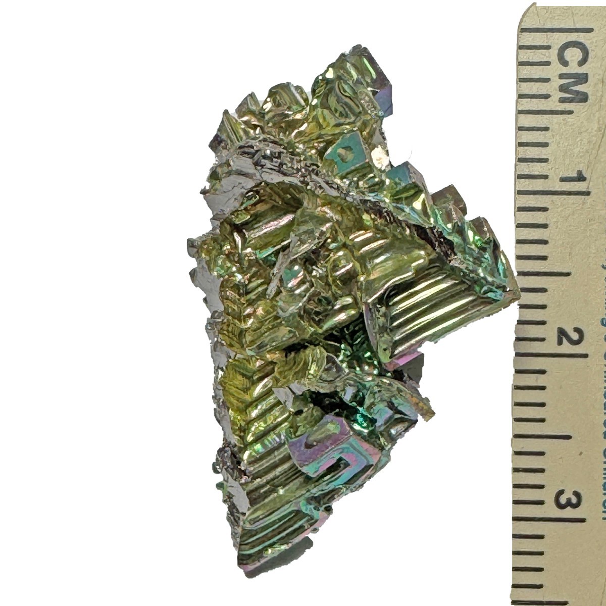 Bismuth Crystal Wire Wrap Bi STEM Education Crystal Grid Rainbow Y986