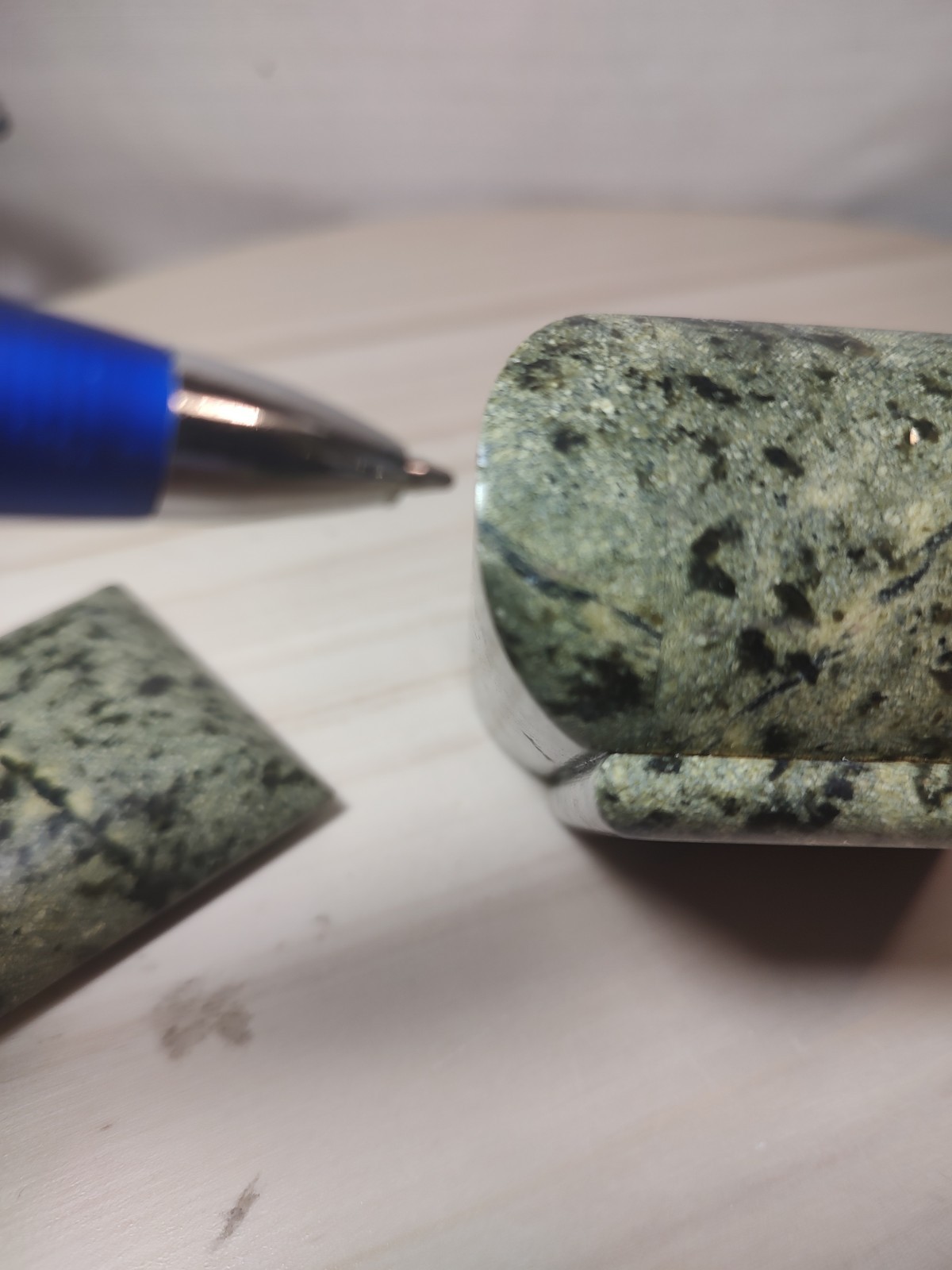 Serpentinite Lizard Peninsula Cornwall England 1 Tiny Fleabite Square Lapidary
