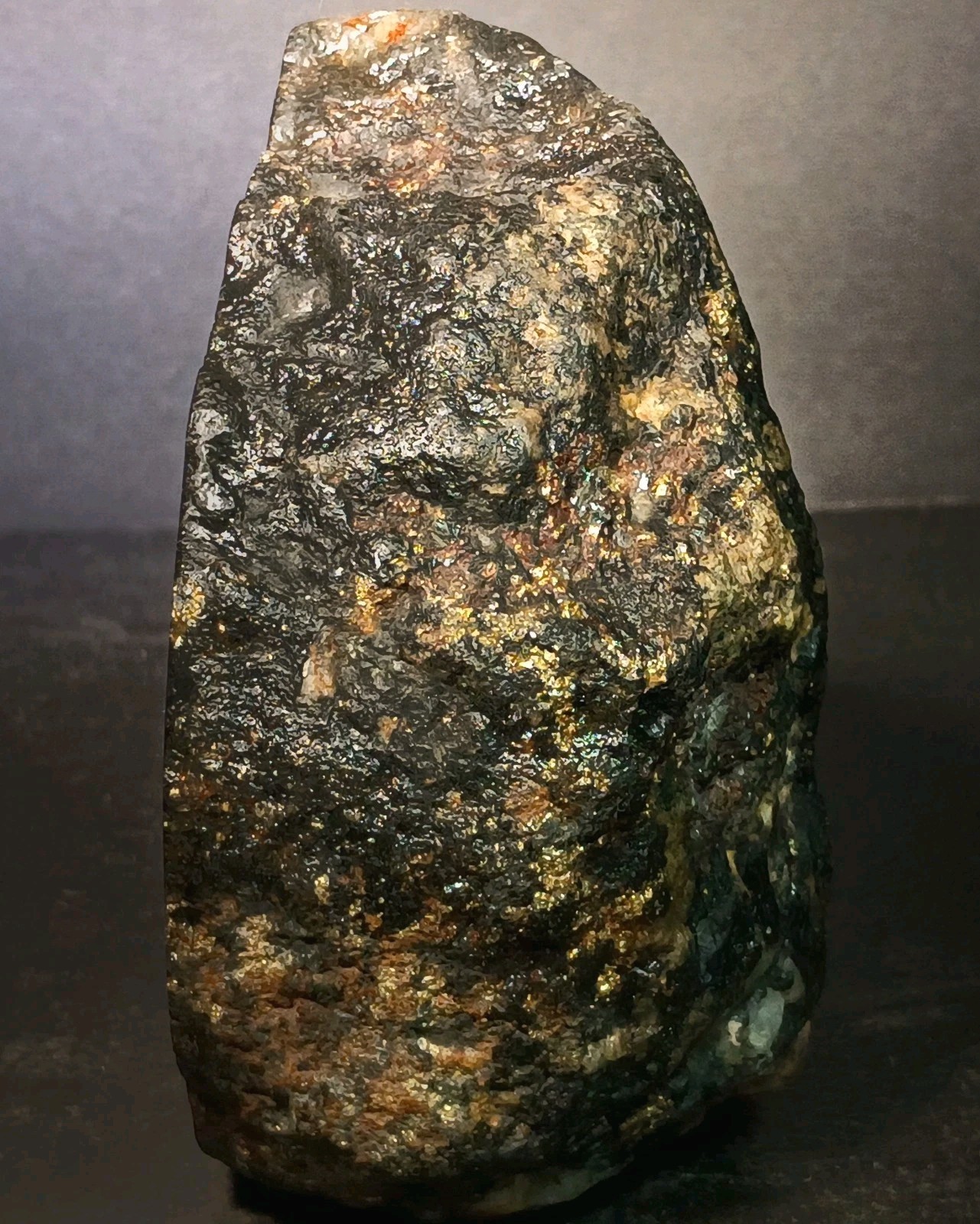 1420g Pilot Knob MO Amphibole Quartz Pyrite Magnetite Specularite Polished