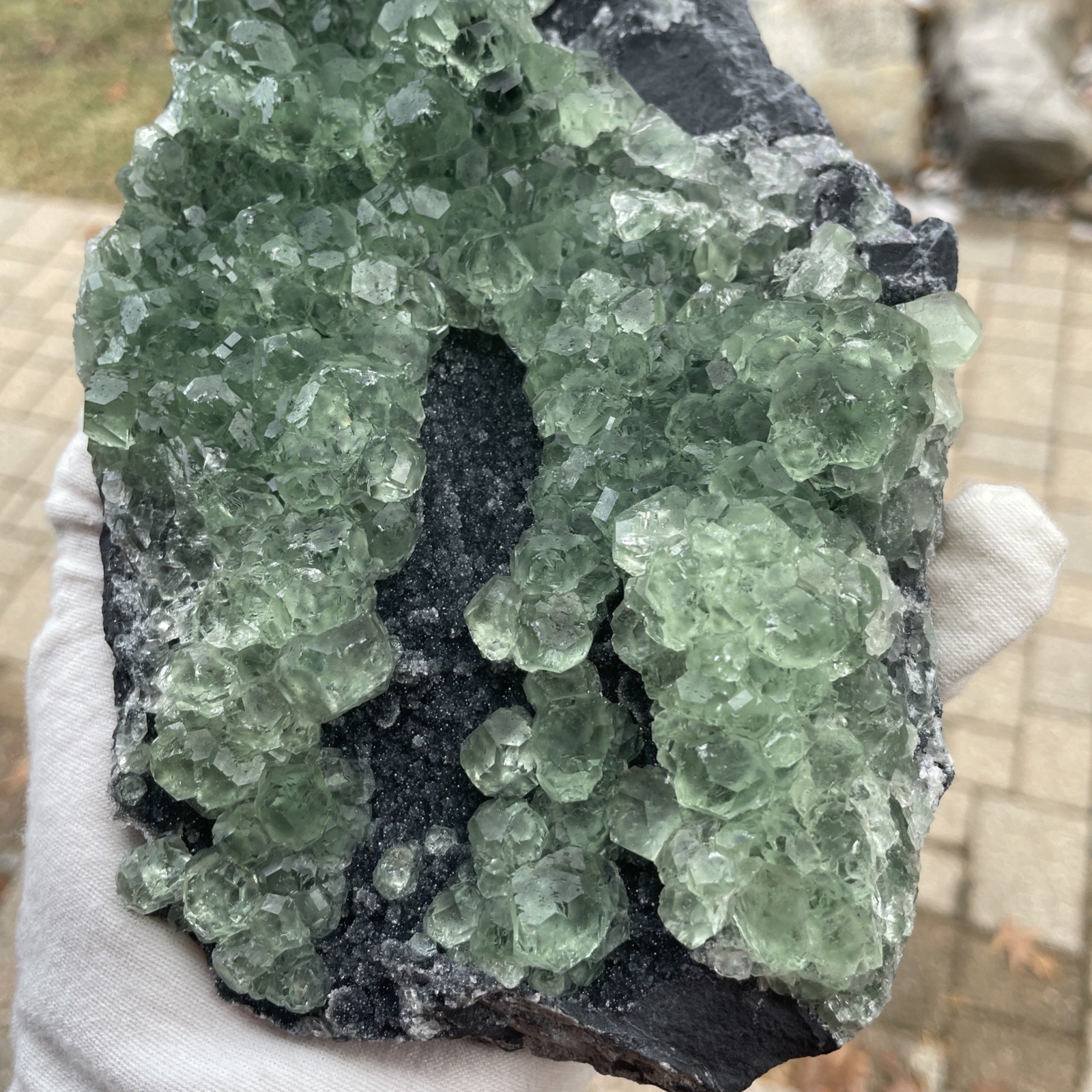 1152g, Transparent Green, Fluorite, Yiwu Co., Zhejiang Province, China