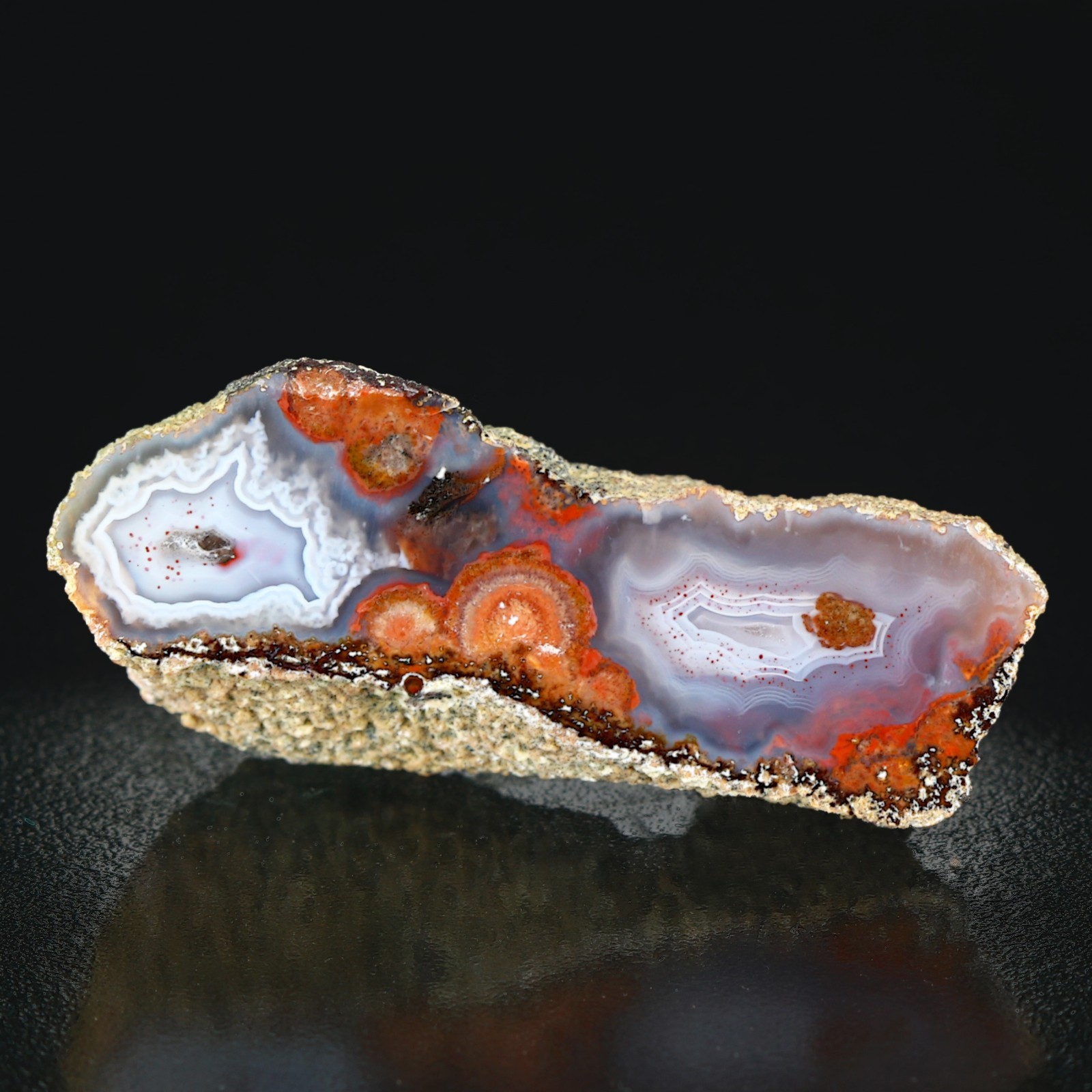 Top Agate from Doubravice, Jicin area, Czech Republic achat New Find