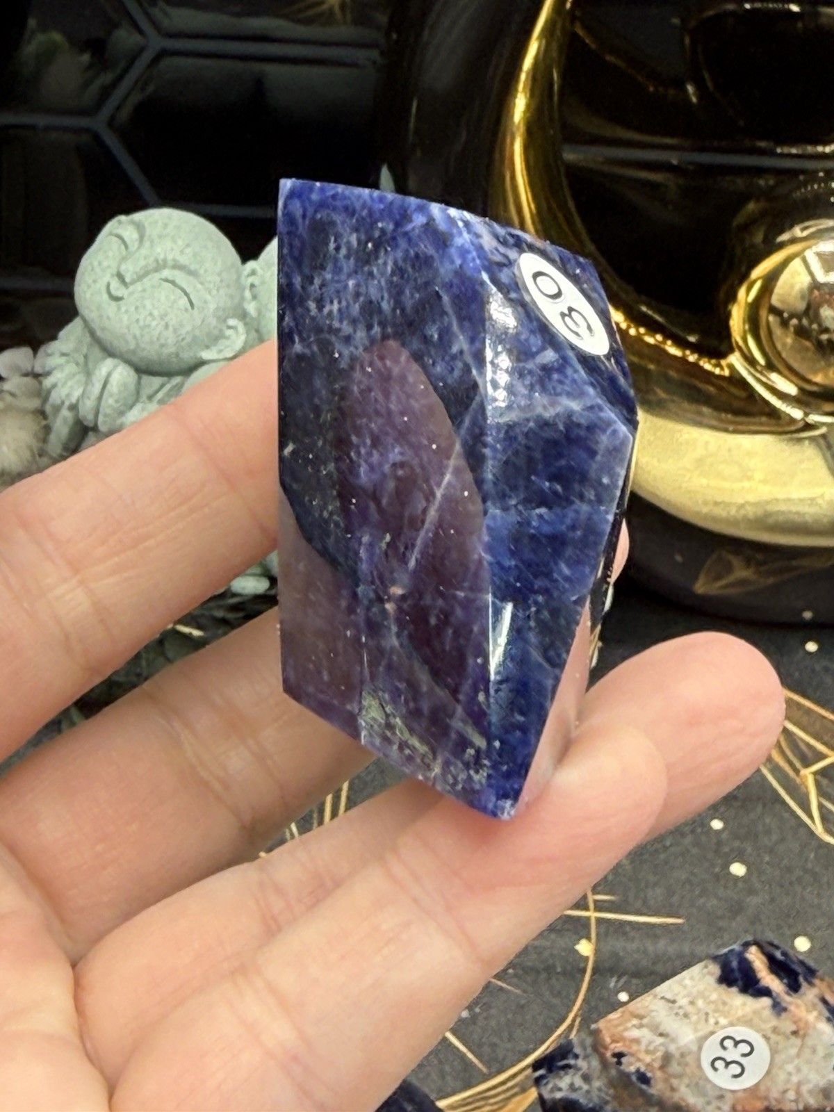 Natural Sodalite Freeform HQ Polish really nice! Free shipping