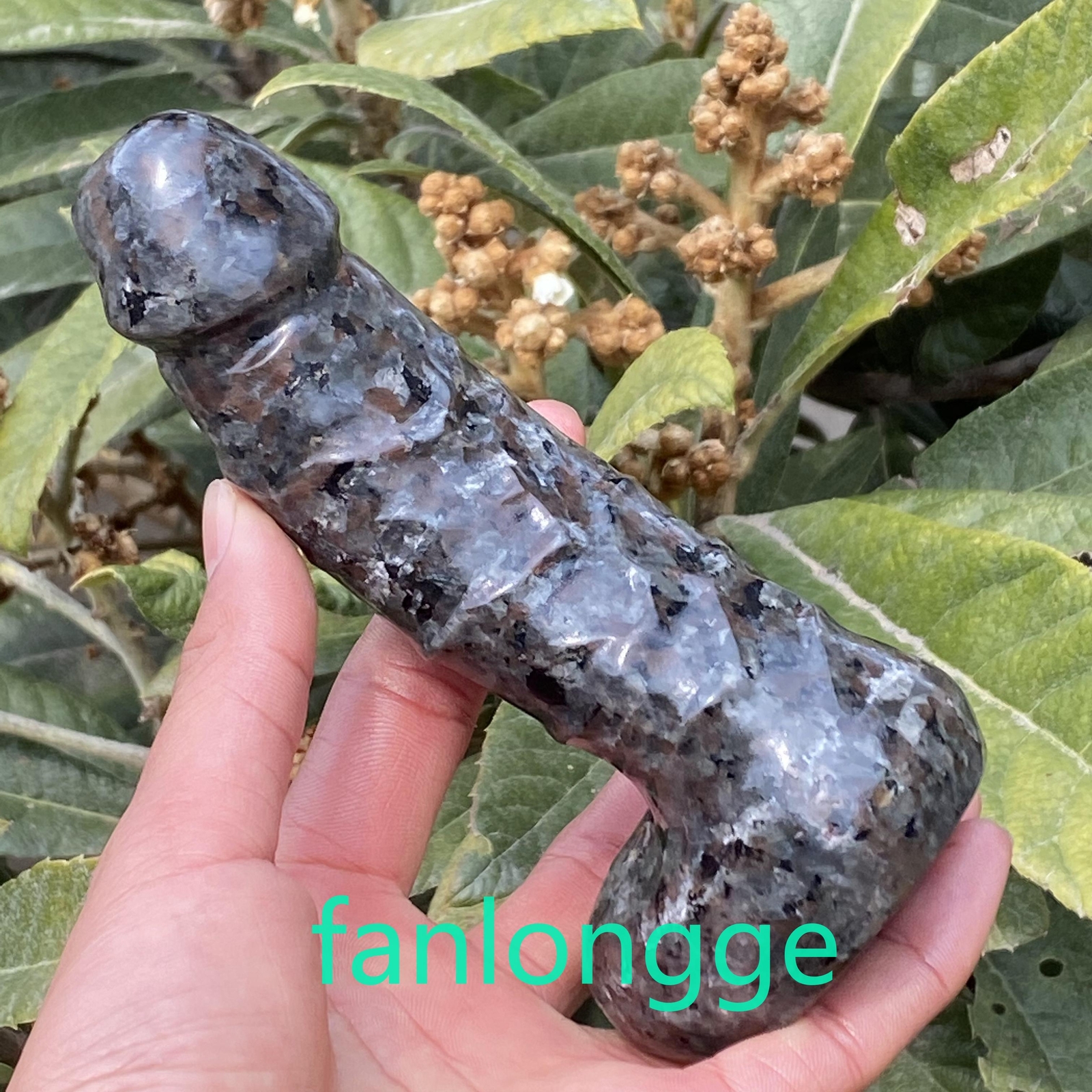 6in Wholesale Natural Yooperite male penis Quartz Crystal Carved Figurines 1pc