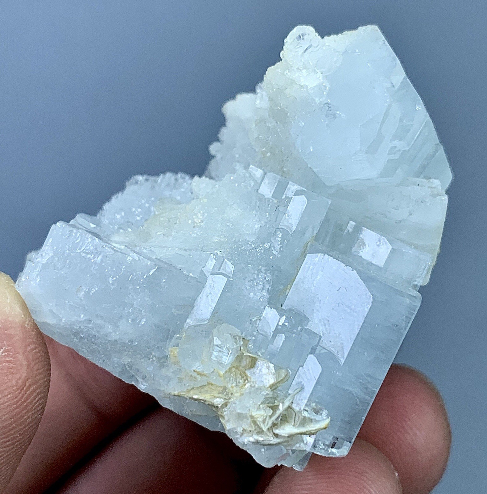 355 Carats Aquamarine Crystal Cluster From Pakistan.