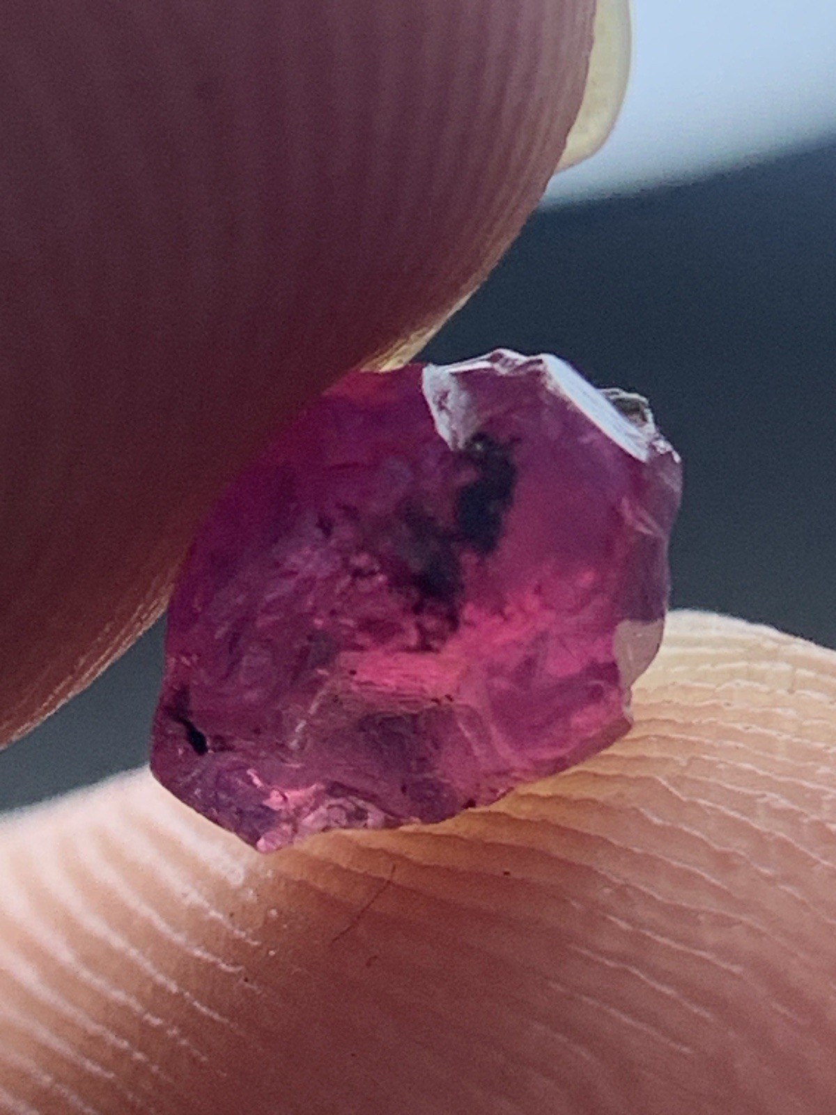 1.10 Crts Extremely Rare Stunning Facet Grade Pink & Blue Winza Sapphire @winza