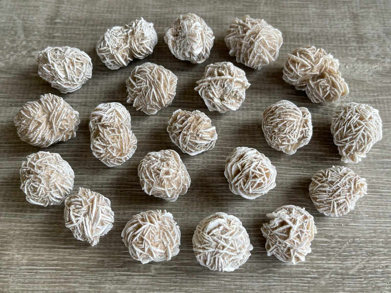 Desert Rose Selenite, 0.85-1.25 Inch Small Desert Gypsum Rose,Wholesale Bulk Lot