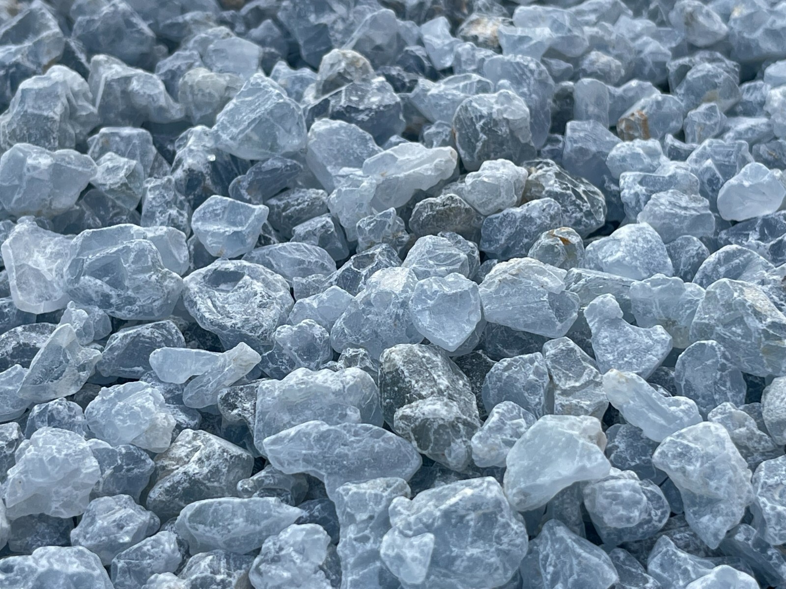 Raw Celestite Rough Stones, Small Rough Celestite, Blue Crystals, Wholesale Lot