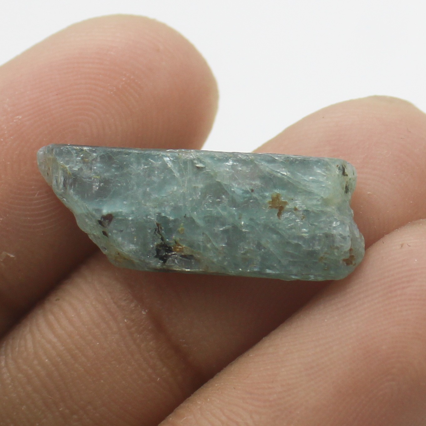 Organic Moss Kyanite Rough Crystal – Powerful Energy Cleansing Stone