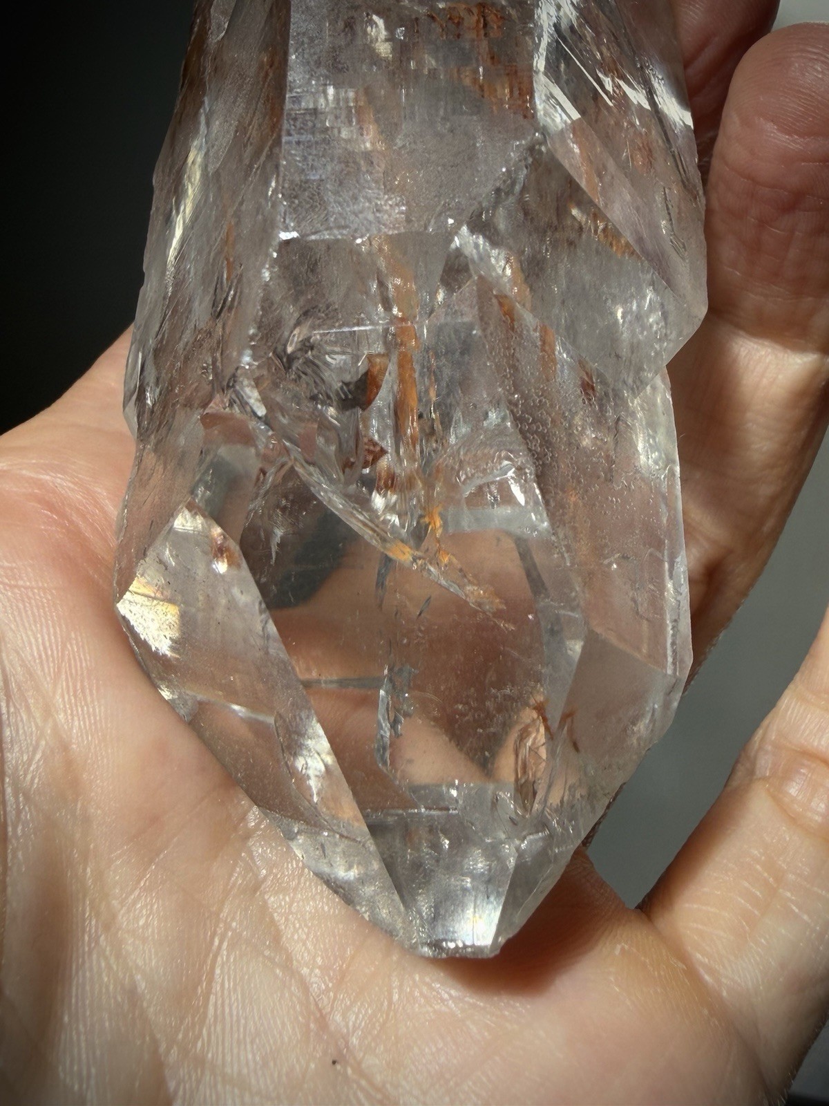Cathedral Quartz Crystal Iron Quartz Glassy Quartz Window Quartz Brazil Crystal