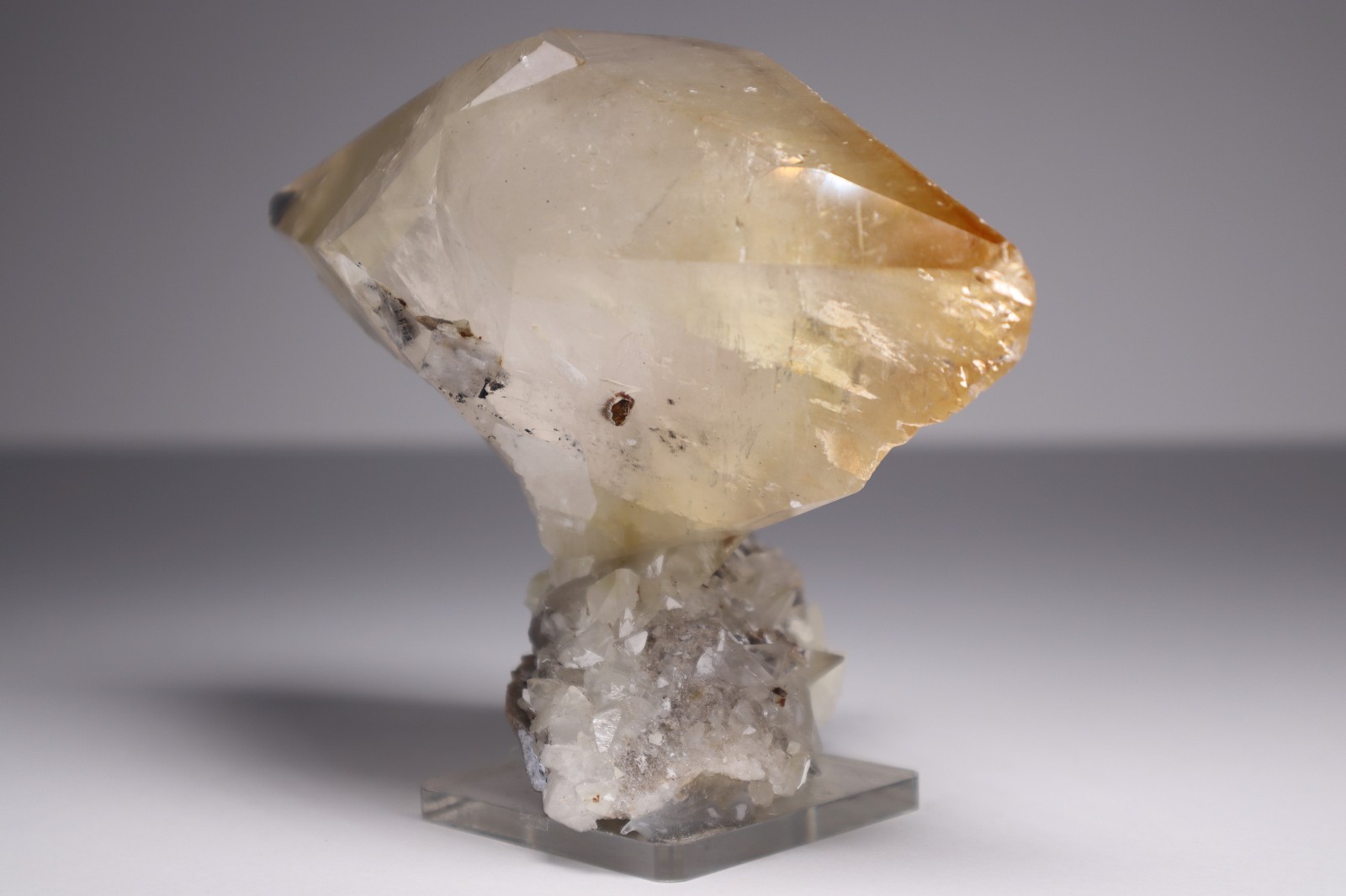 HUGE Elmwood Mine GOLDEN CALCITE Double Terminated Crystal Cluster 645g