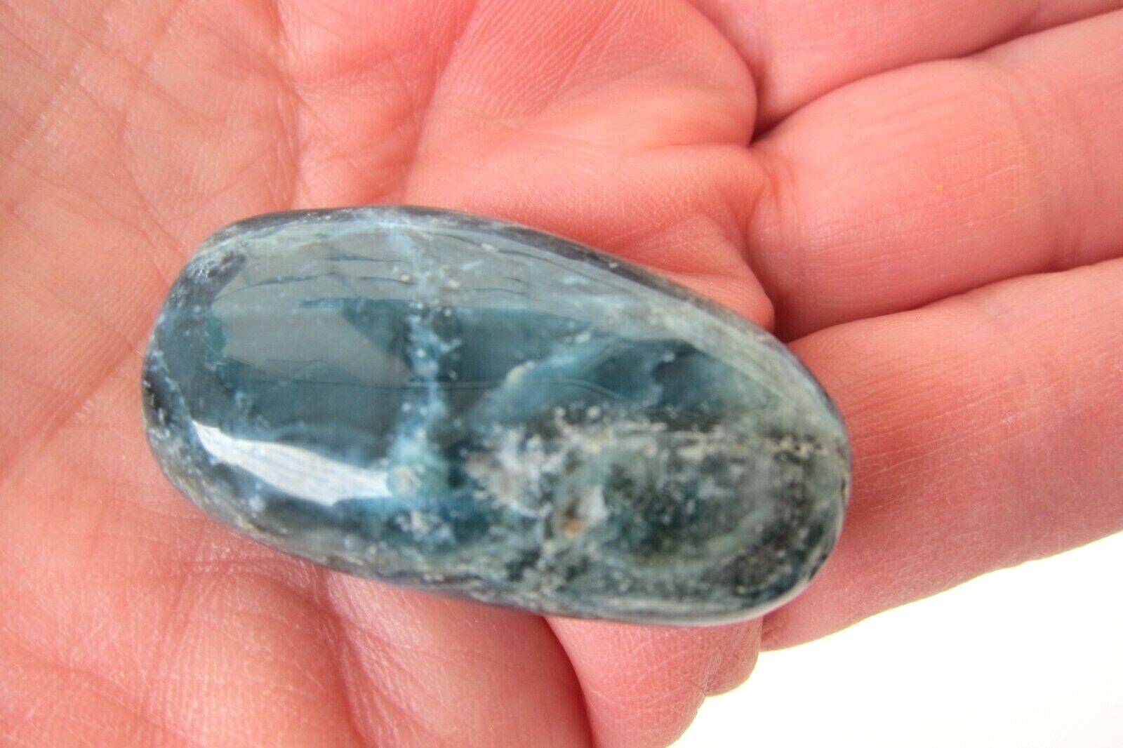 Dianite Palm Stone 38mm 18.7 grams Princess Diana Healing Crystal Ancient Wisdom