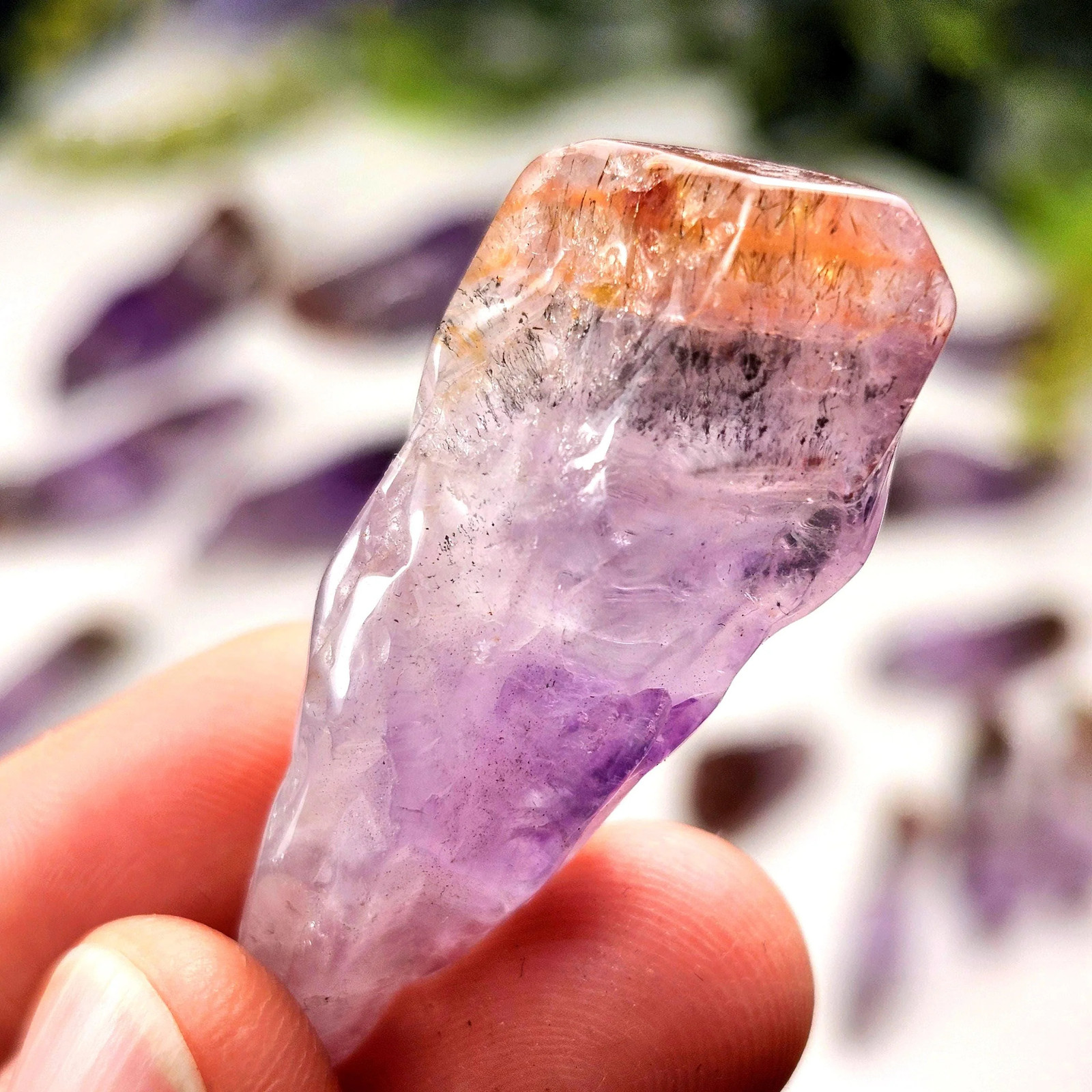 Super 7 Polished Crystal from Brazil