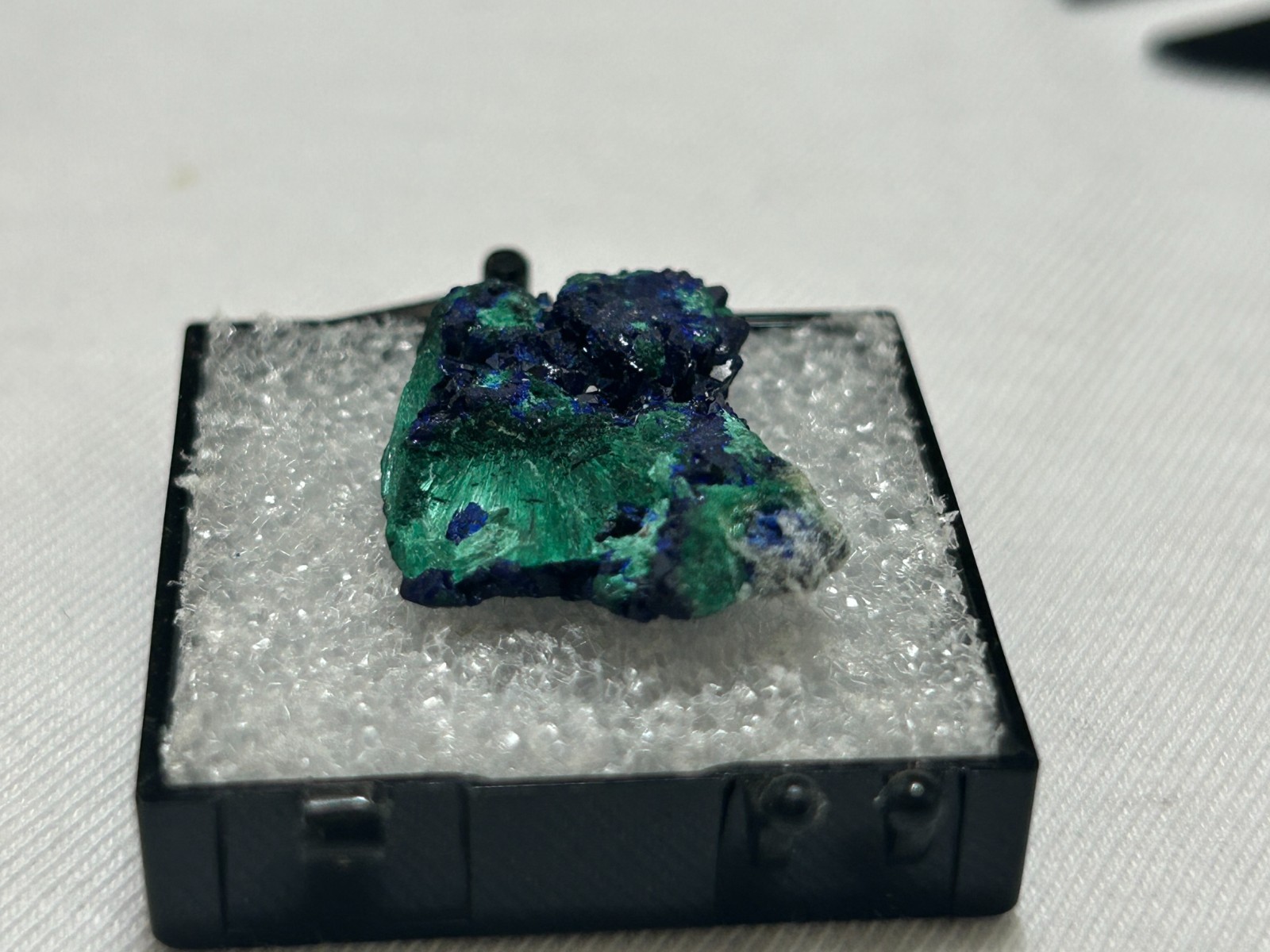 Azurite on Malachite Mineral Specimen – Zacatecas Mexico – Vintage Collection