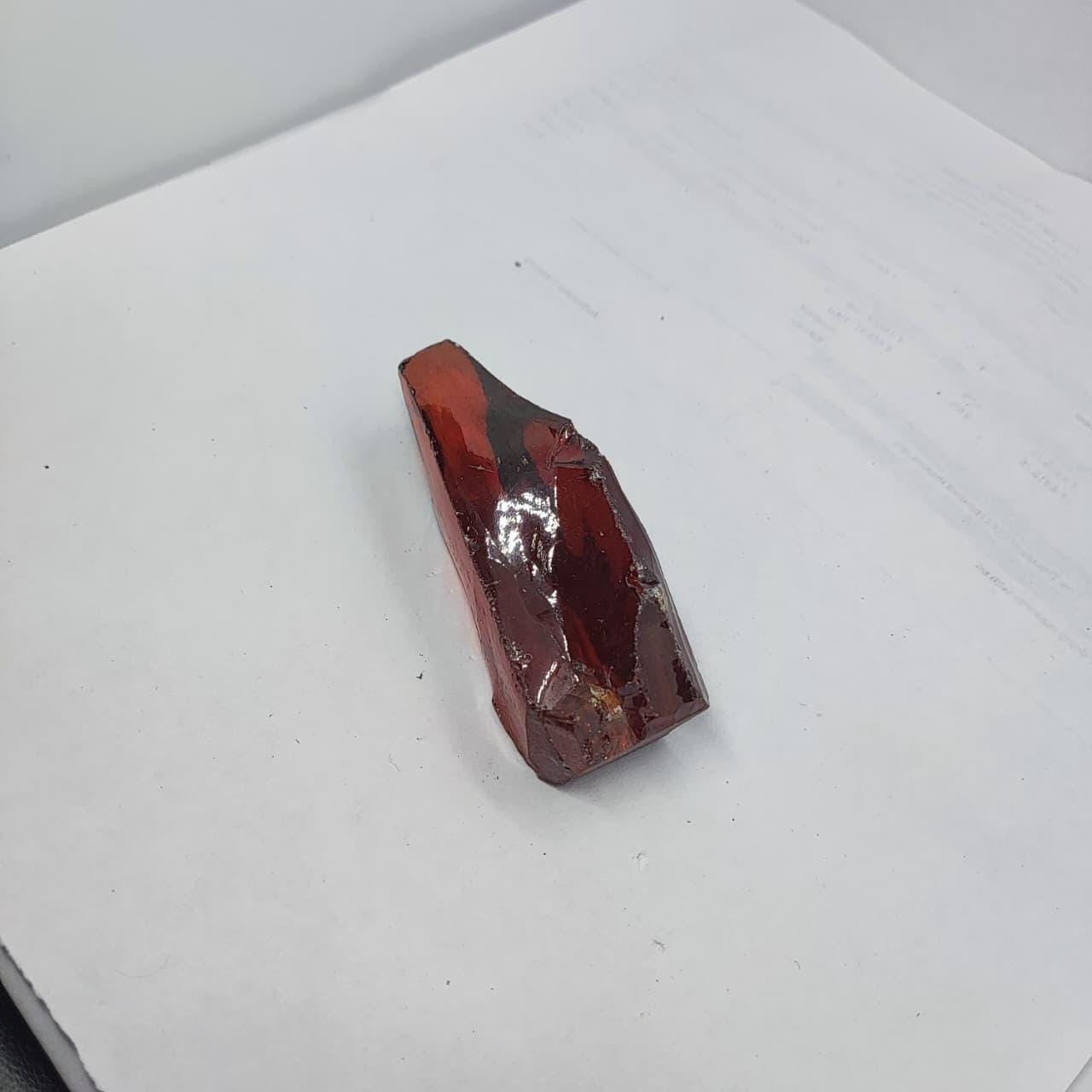 Orange Crystal Zircon Rough 300–350CT, Natural Raw Gem for Faceting Practice