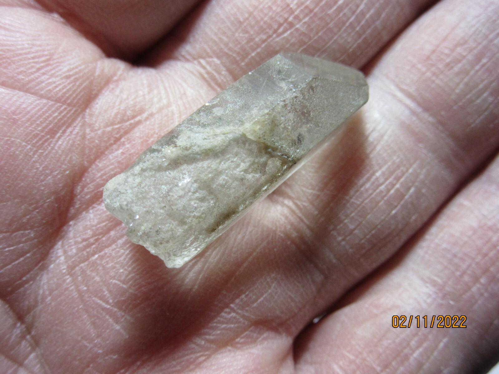 Green Chlorite Quartz Crystal Point Healer 1 3/16 Inch Collectible Reiki GCH-2
