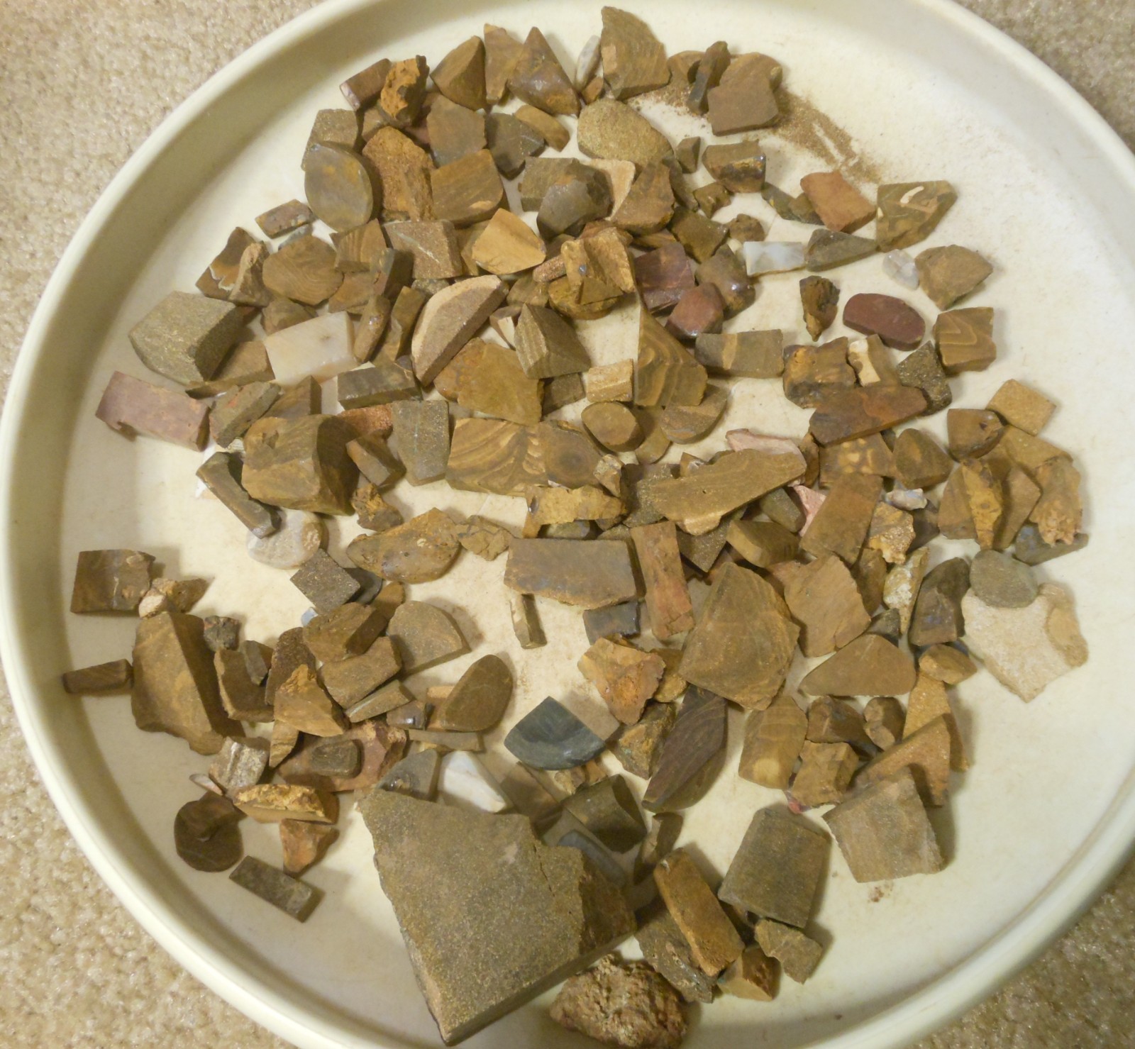 Australian Boulder Opal Rough Rubs 1.2lb Low Grade, Ships Today! USPS Priority